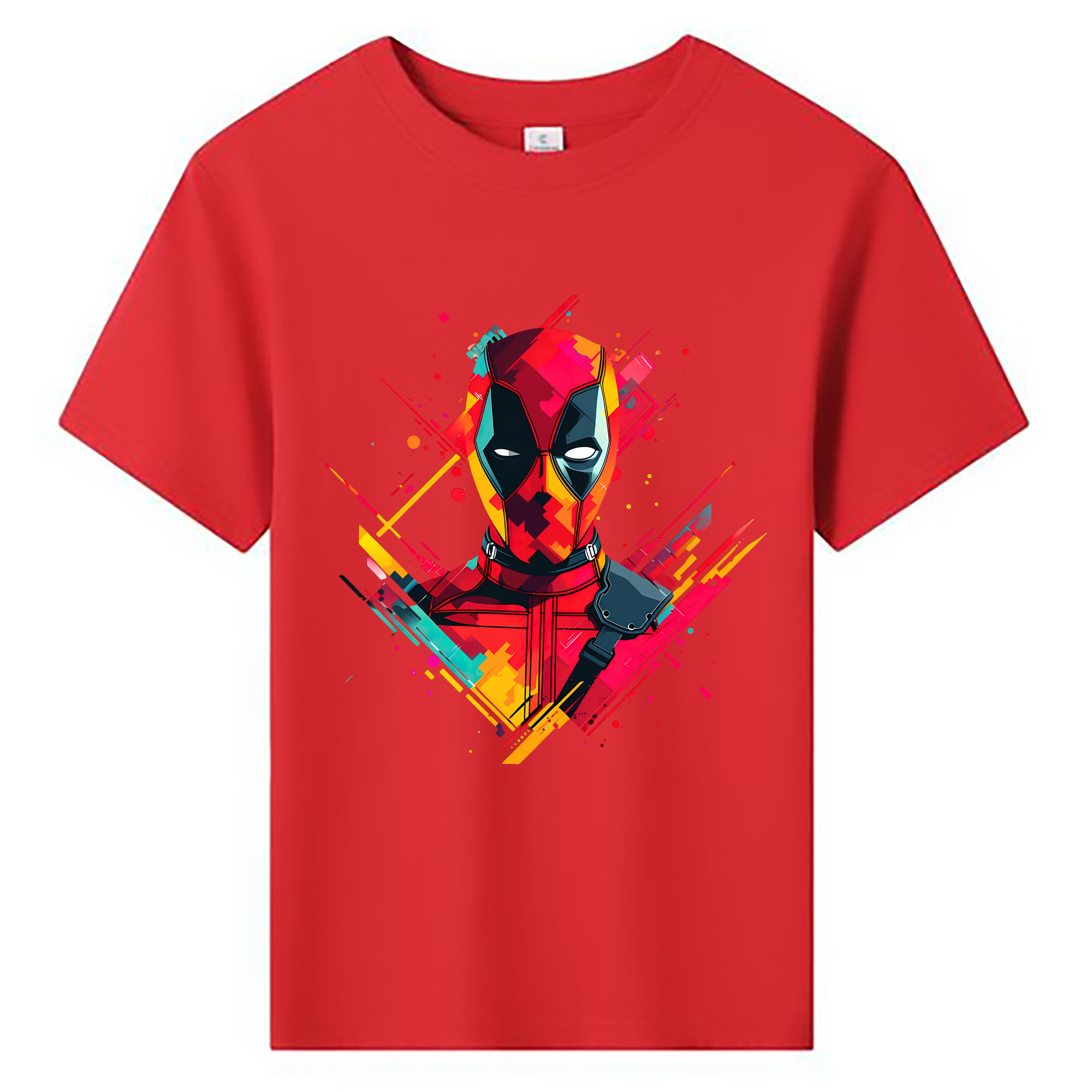 （画像用） Deadpool デッドプール 綿100％キッズTシャツ（フロントプリント）
