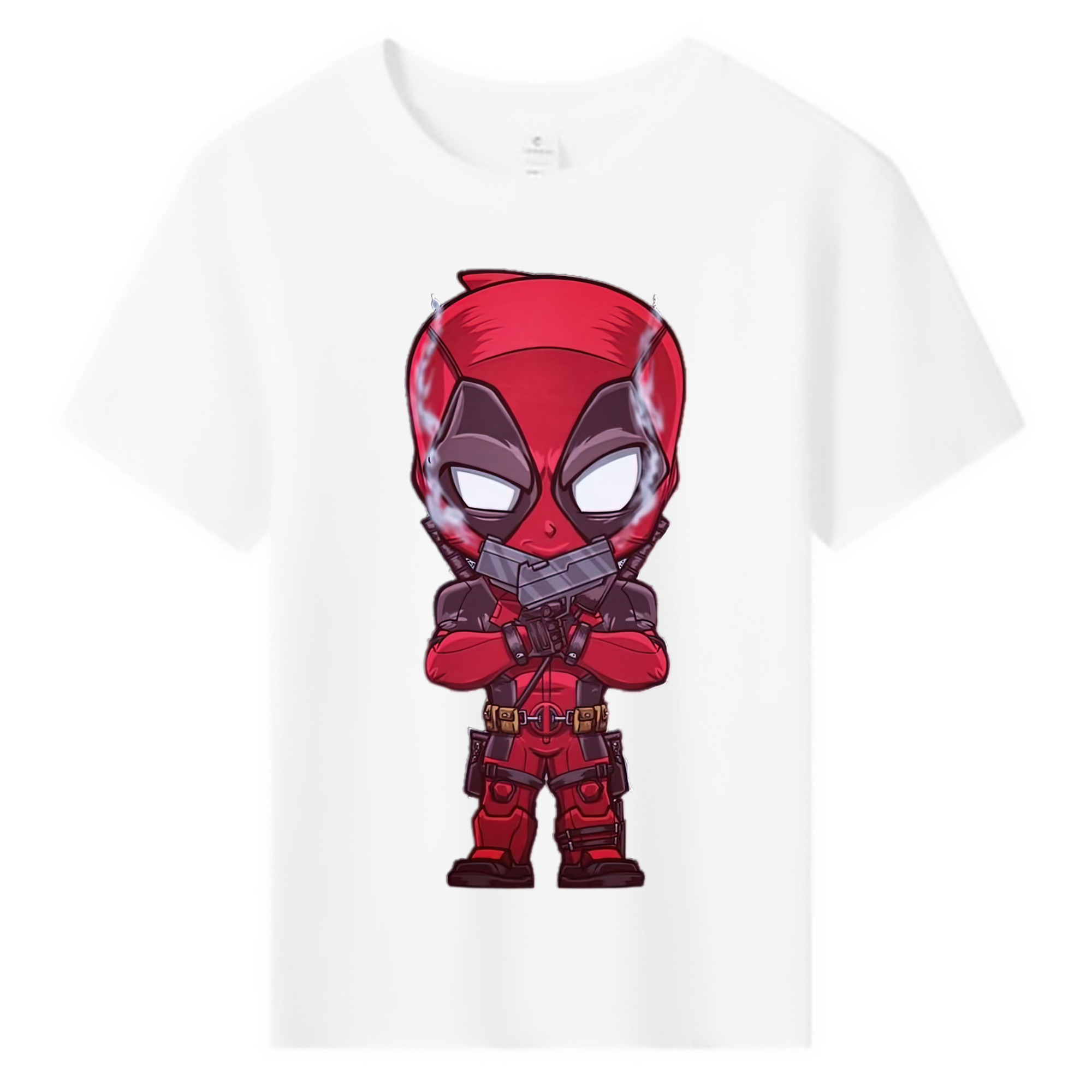 （画像用） Deadpool デッドプール 綿100％キッズTシャツ（フロントプリント）