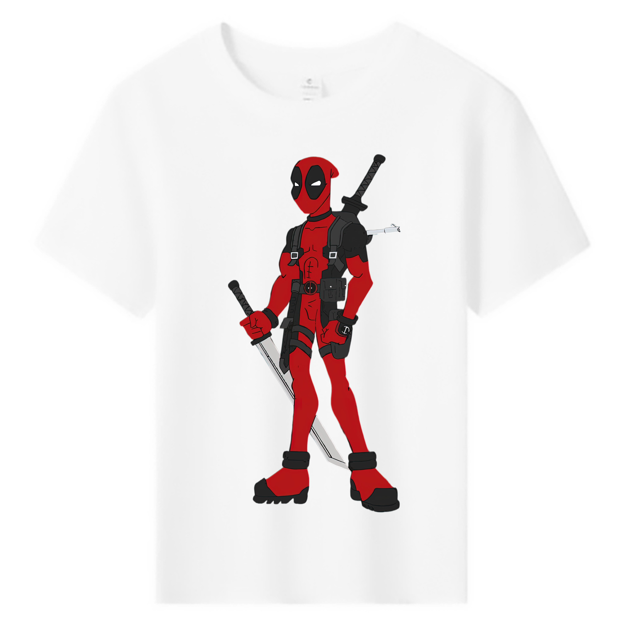 （画像用） Deadpool デッドプール 綿100％キッズTシャツ（フロントプリント）