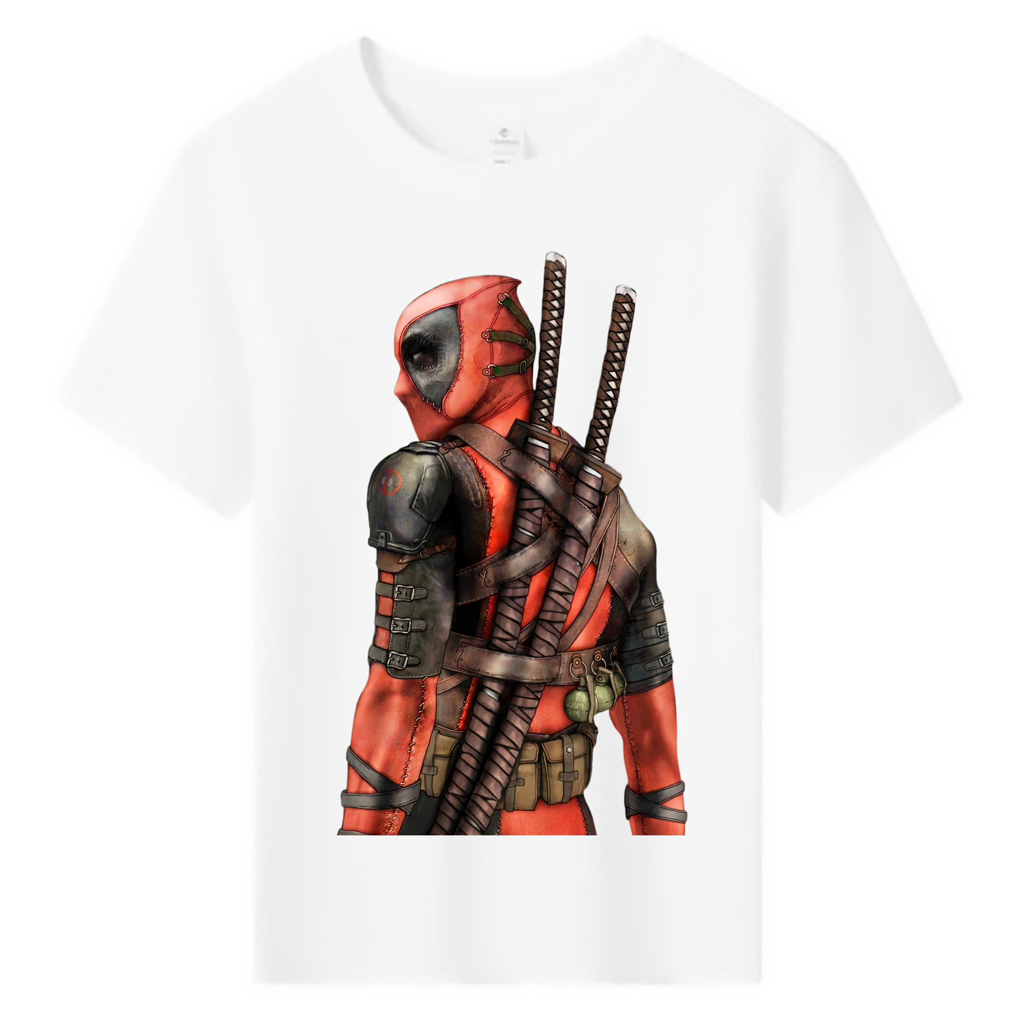 （画像用） Deadpool デッドプール 綿100％キッズTシャツ（フロントプリント）