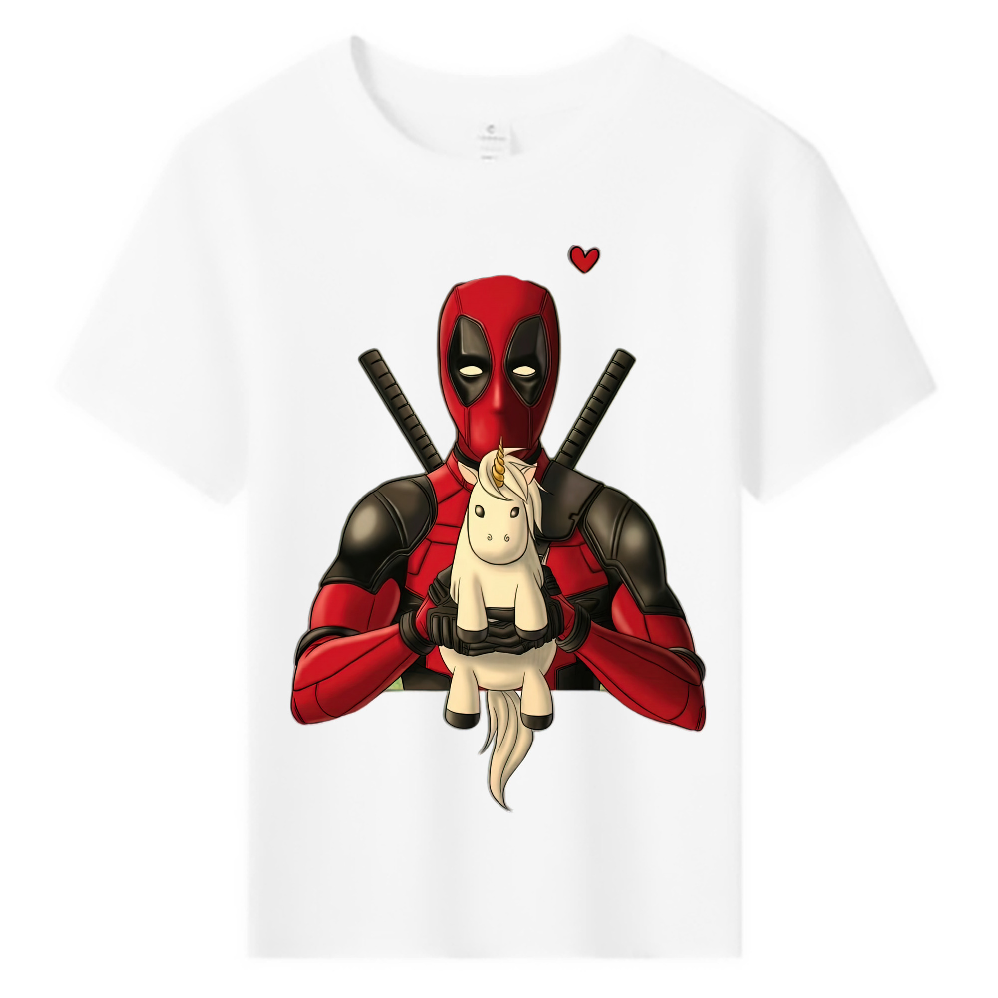 （画像用） Deadpool デッドプール 綿100％キッズTシャツ（フロントプリント）