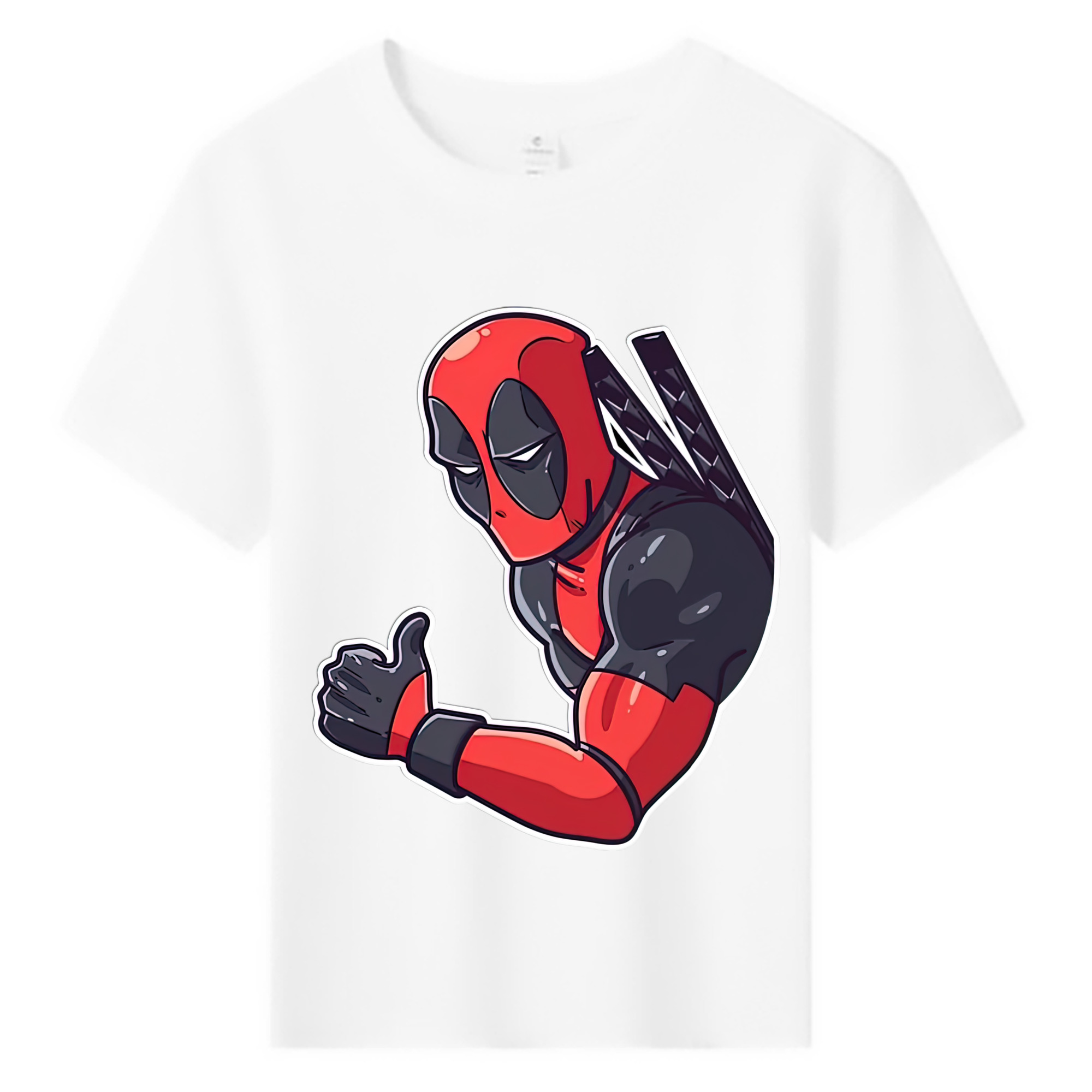 （画像用） Deadpool デッドプール 綿100％キッズTシャツ（フロントプリント）