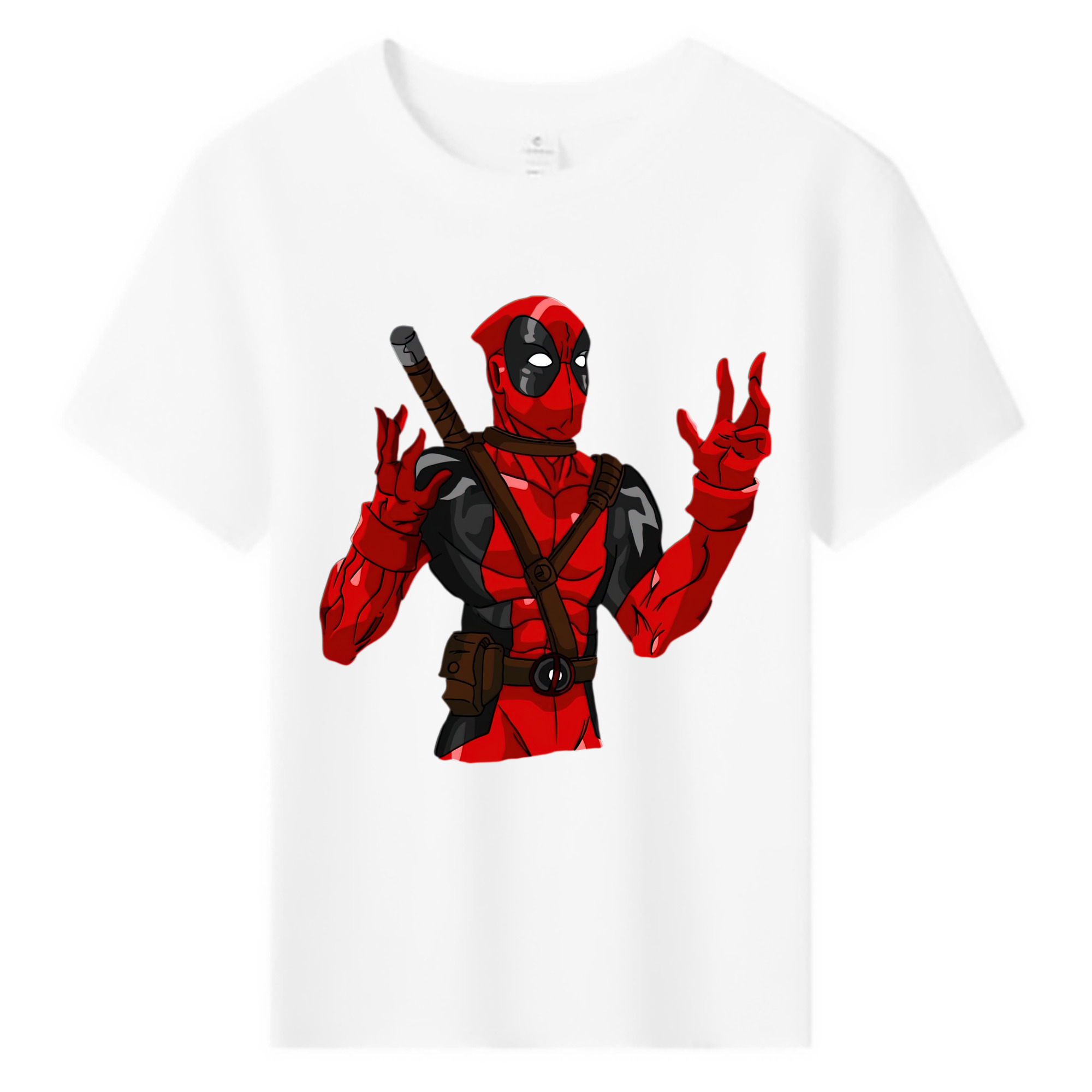 （画像用） Deadpool デッドプール 綿100％キッズTシャツ（フロントプリント）
