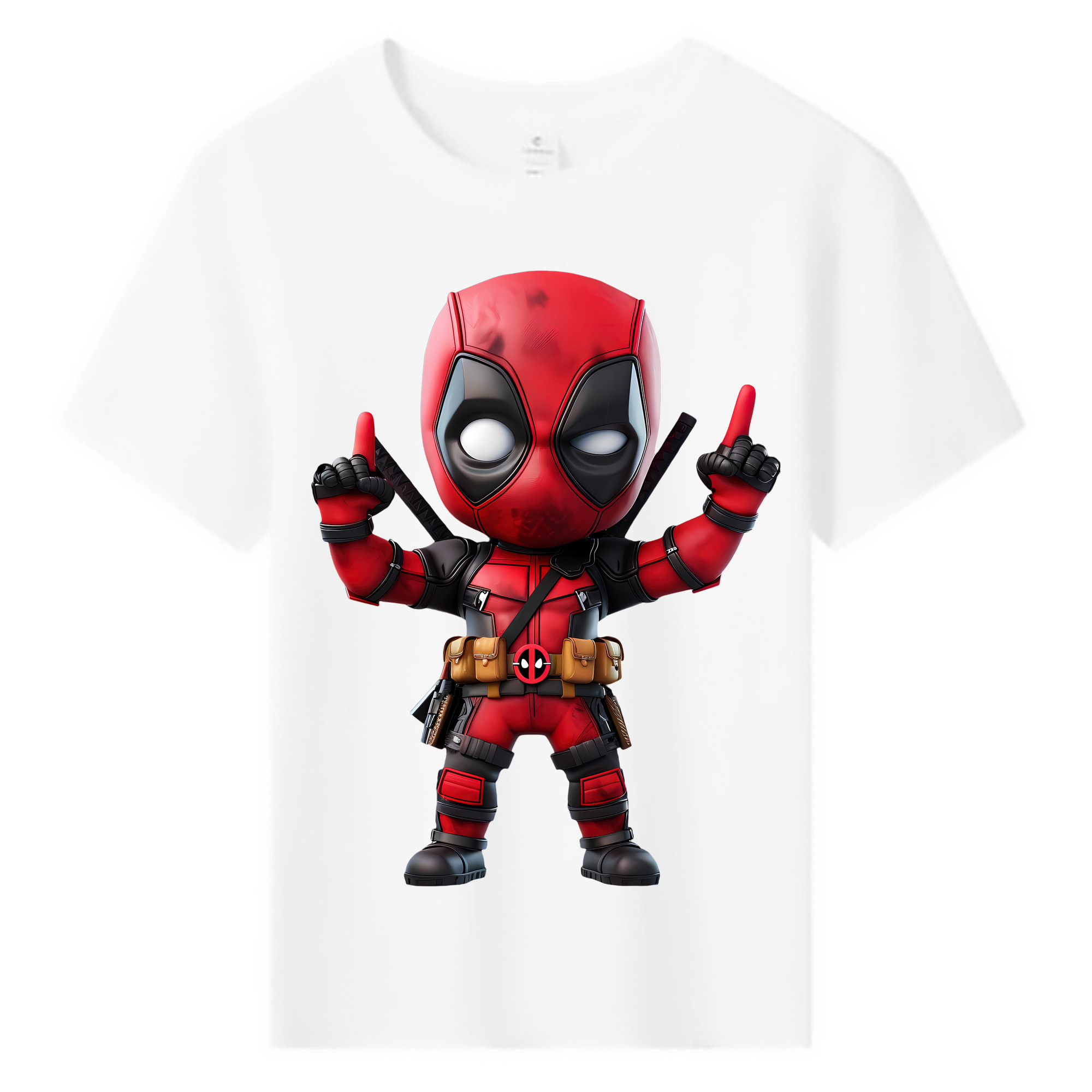 （画像用） Deadpool デッドプール 綿100％キッズTシャツ（フロントプリント）