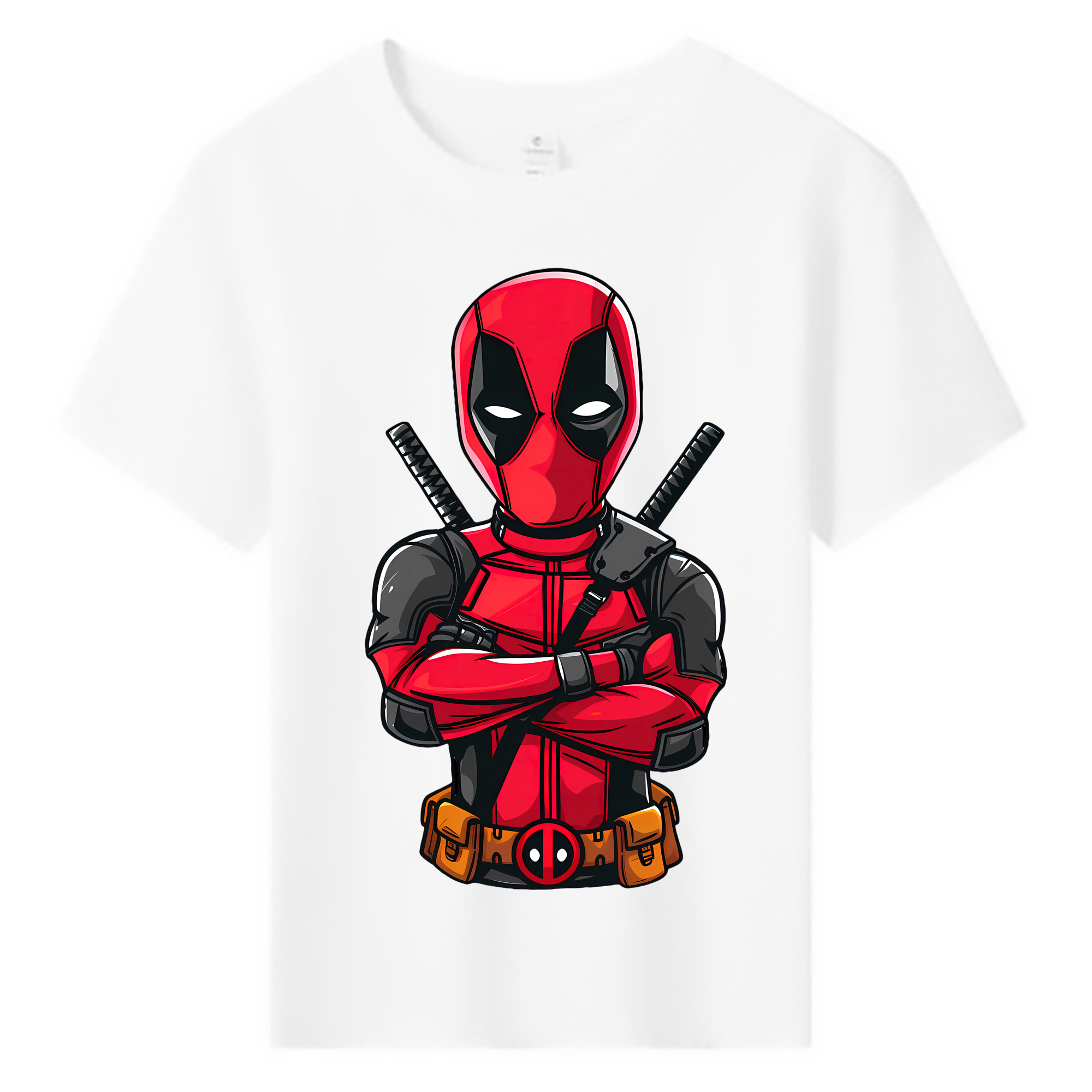 （画像用） Deadpool デッドプール 綿100％キッズTシャツ（フロントプリント）