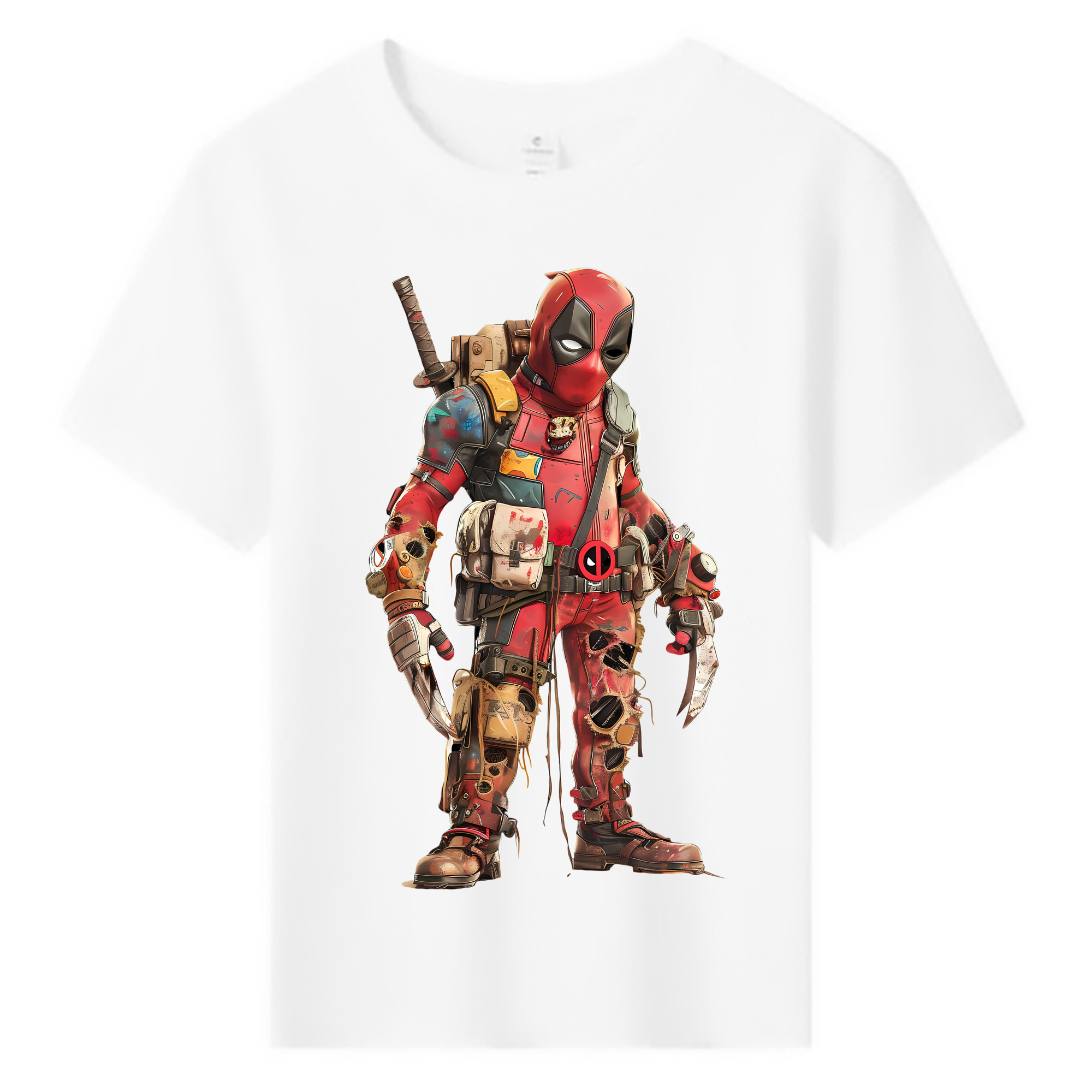 （画像用） Deadpool デッドプール 綿100％キッズTシャツ（フロントプリント）