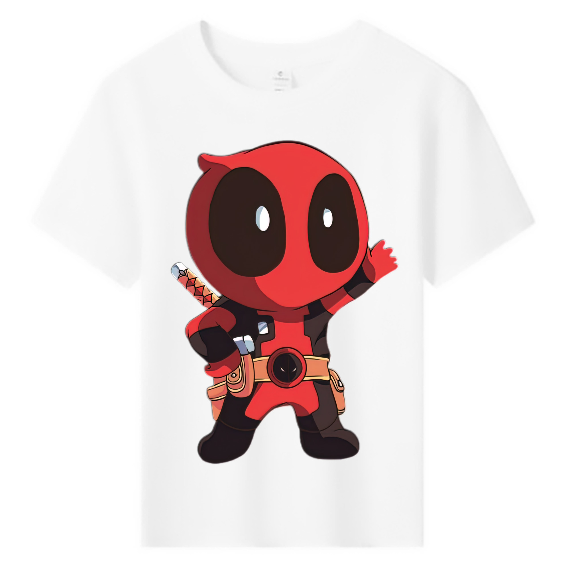 （画像用） Deadpool デッドプール 綿100％キッズTシャツ（フロントプリント）