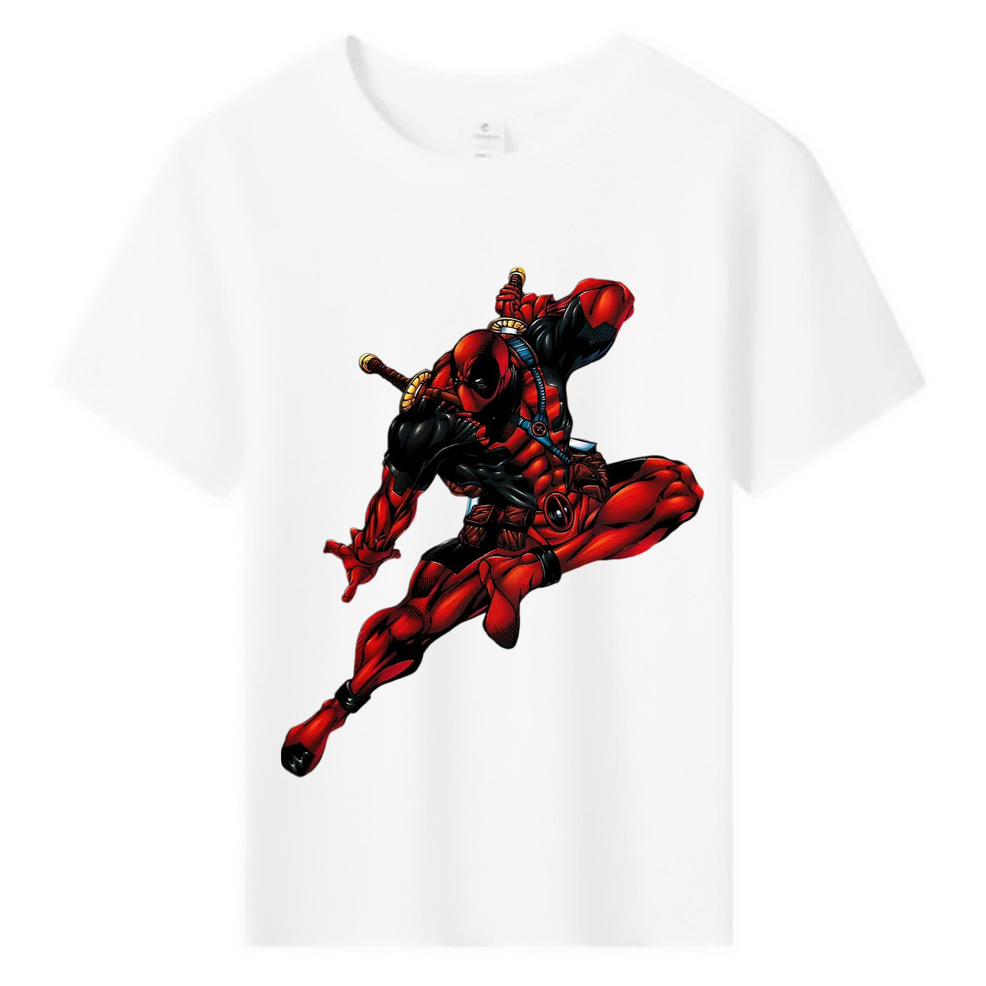 （画像用） Deadpool デッドプール 綿100％キッズTシャツ（フロントプリント）