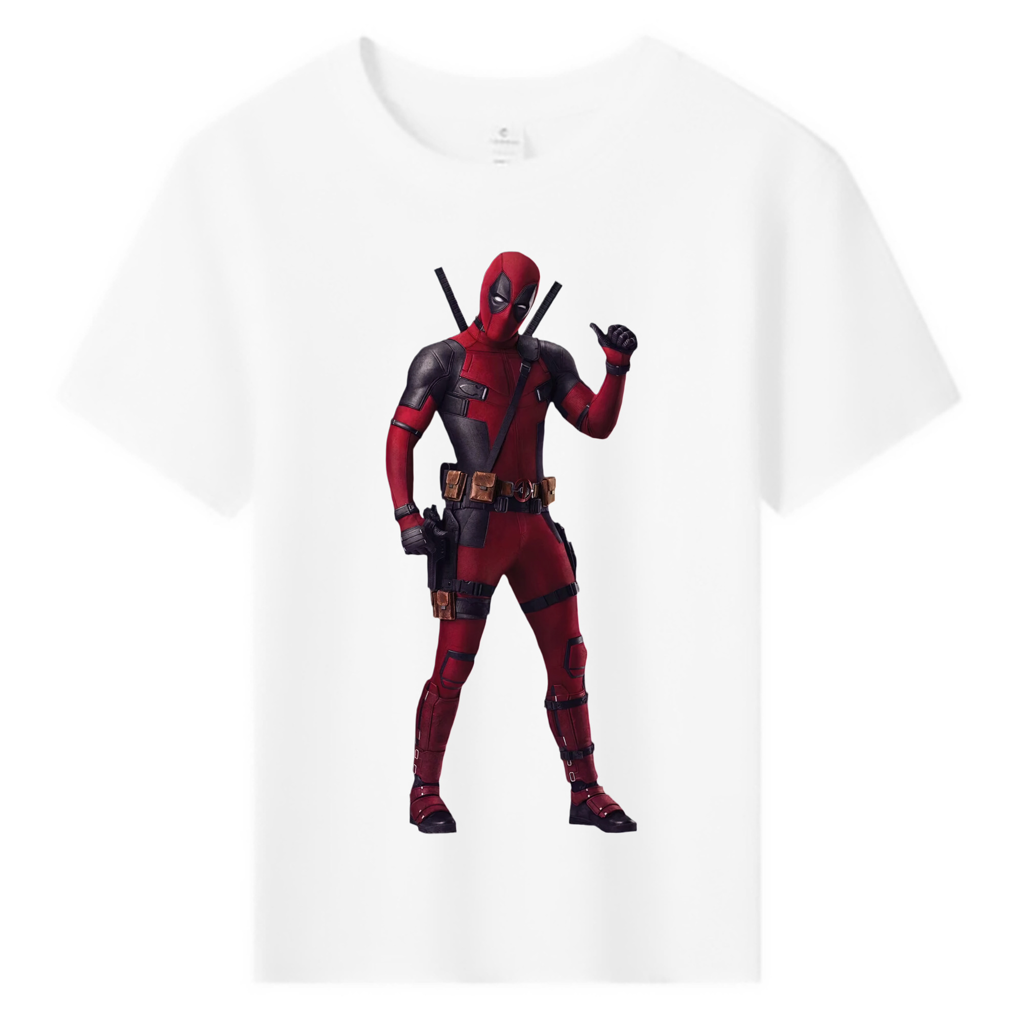 （画像用） Deadpool デッドプール 綿100％キッズTシャツ（フロントプリント）