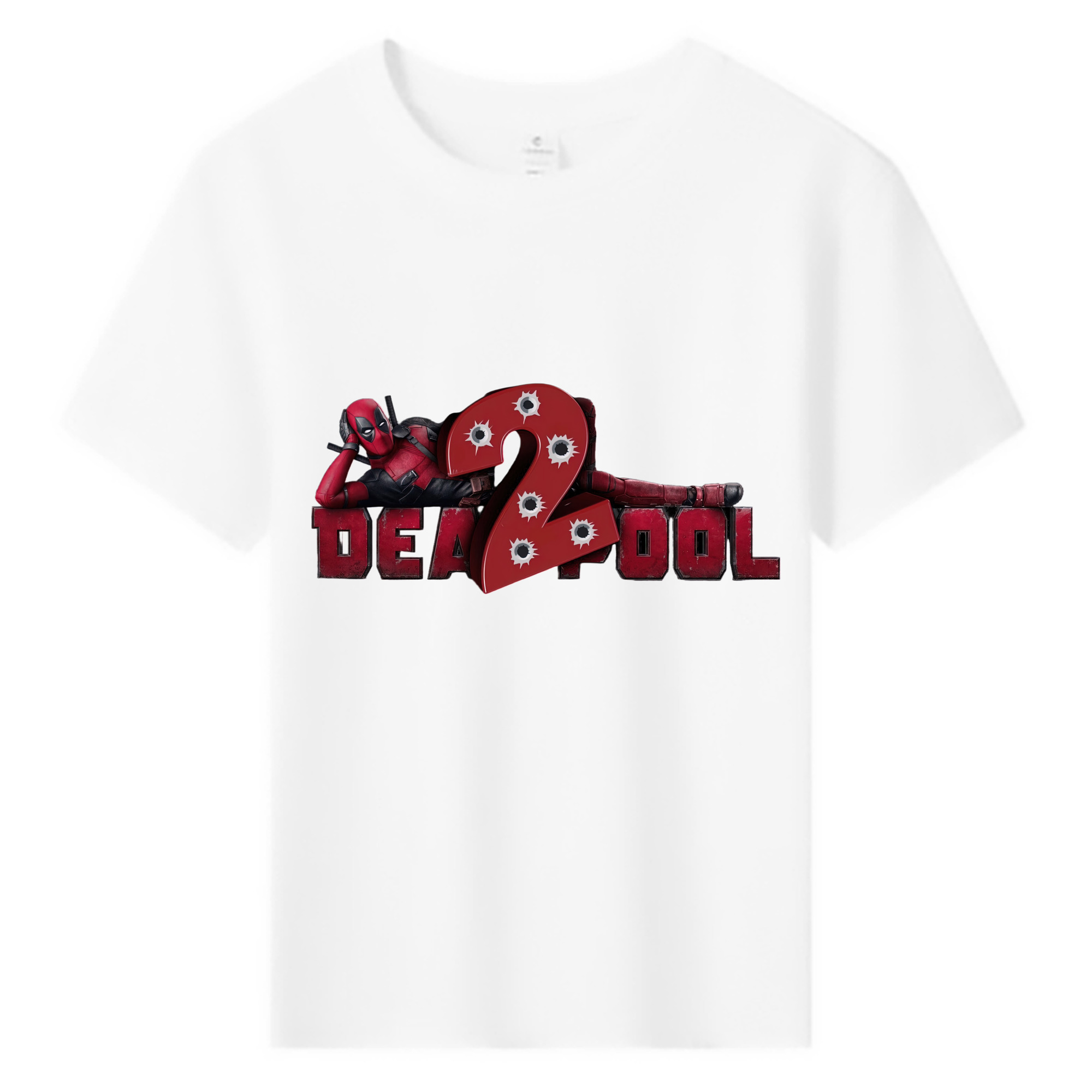 （画像用） Deadpool デッドプール 綿100％キッズTシャツ（フロントプリント）