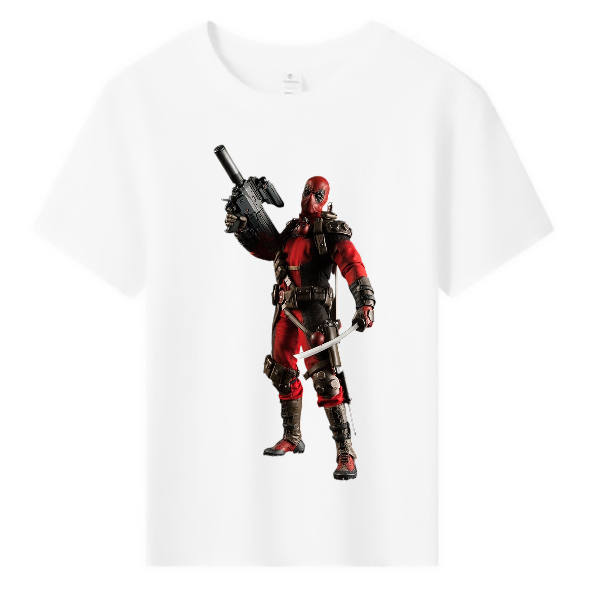（画像用） Deadpool デッドプール 綿100％キッズTシャツ（フロントプリント）