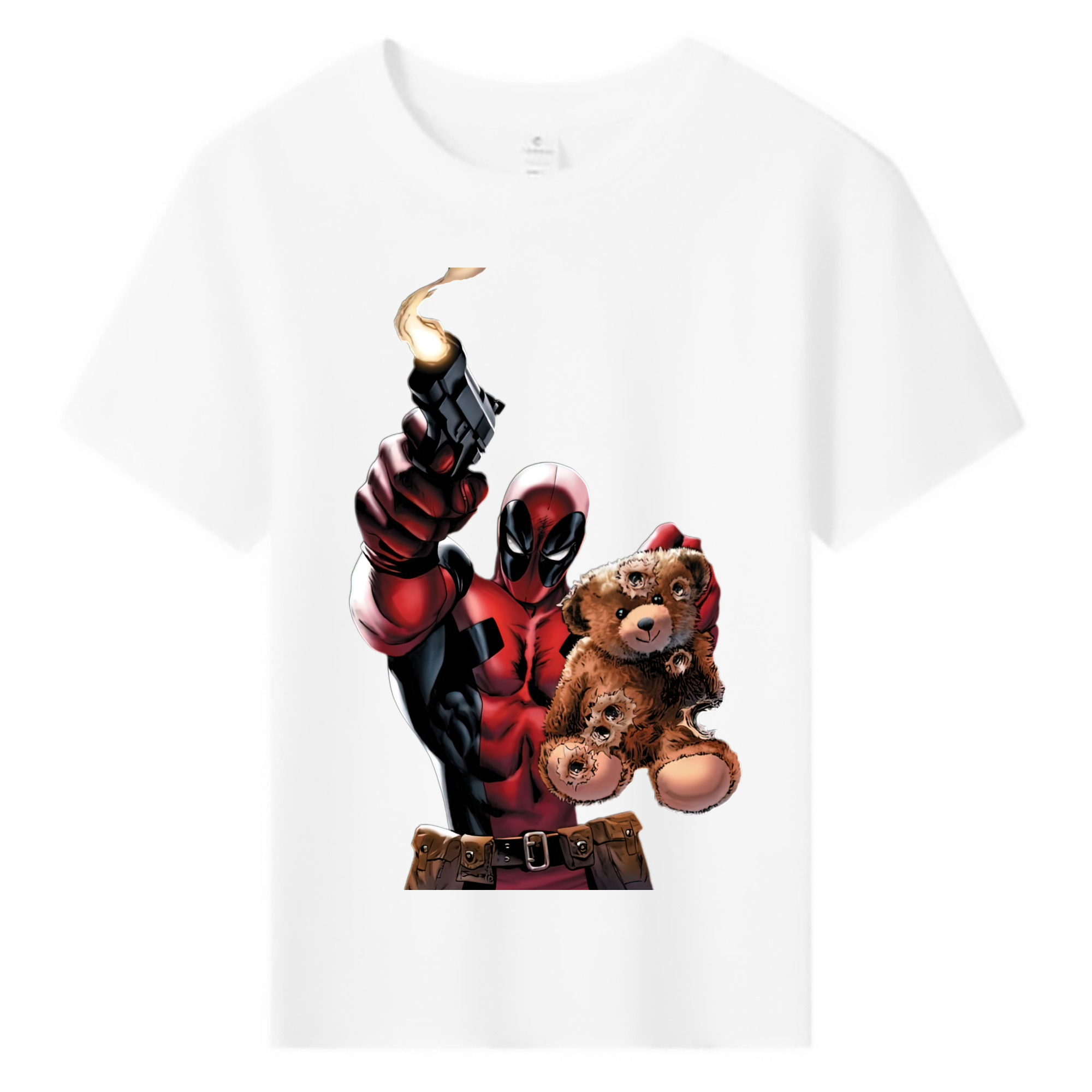 （画像用） Deadpool デッドプール 綿100％キッズTシャツ（フロントプリント）