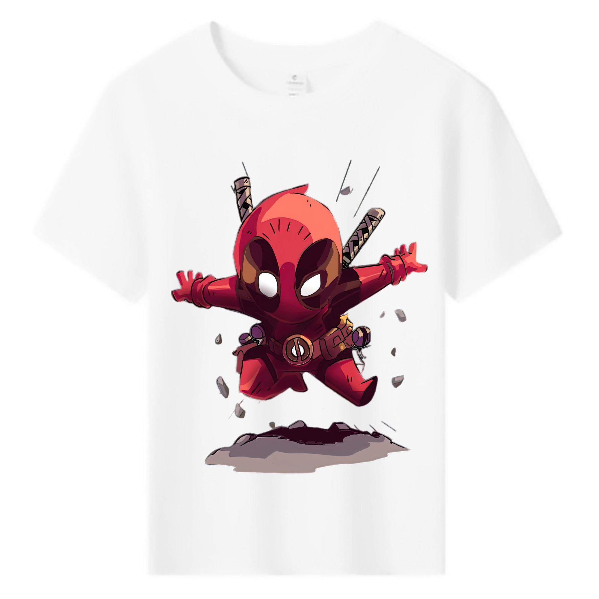 （画像用） Deadpool デッドプール 綿100％キッズTシャツ（フロントプリント）