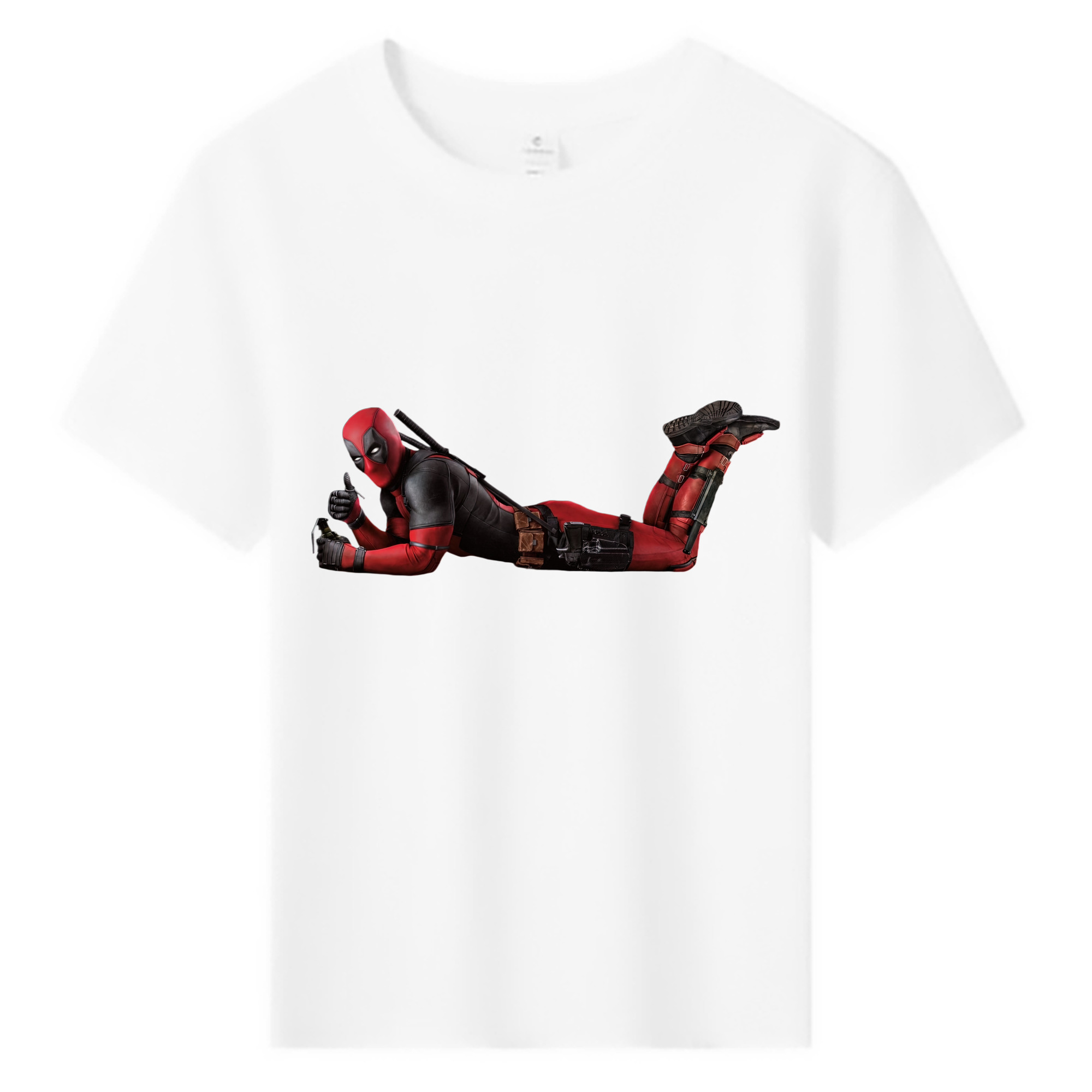 （画像用） Deadpool デッドプール 綿100％キッズTシャツ（フロントプリント）