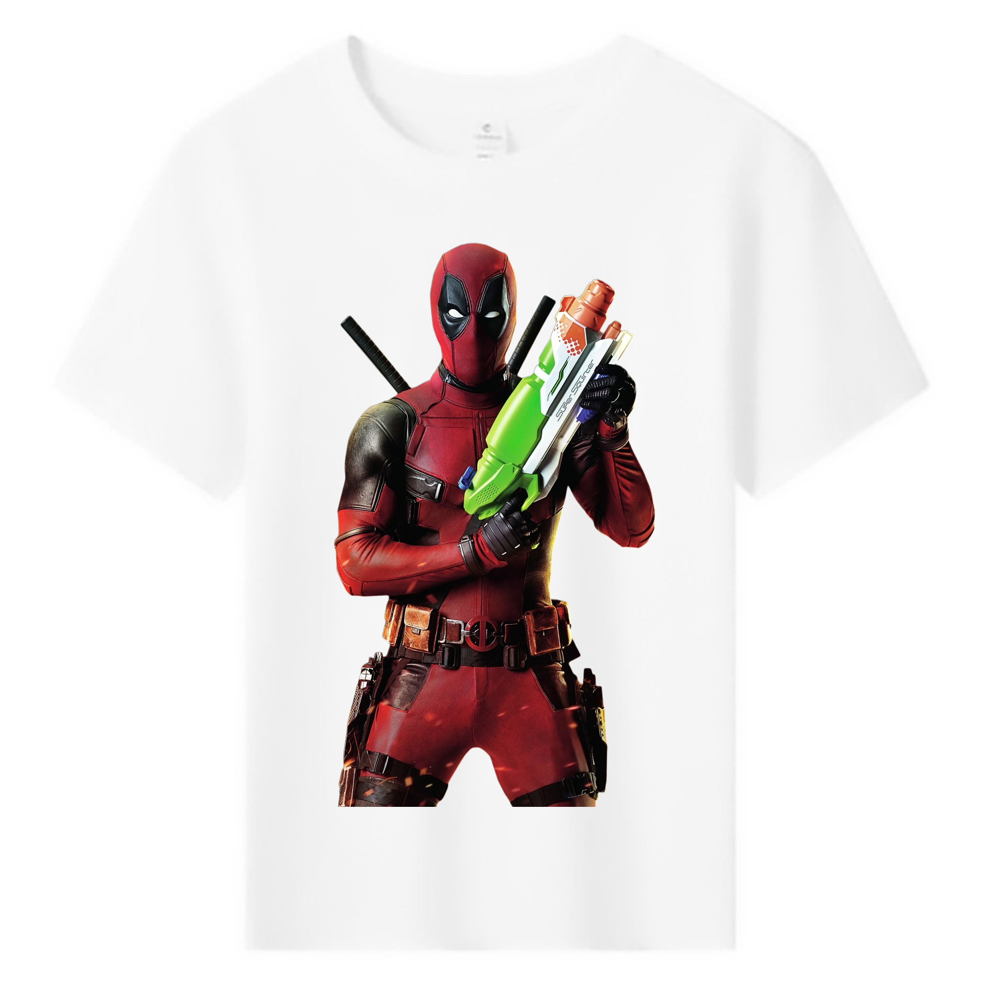 （画像用） Deadpool デッドプール 綿100％キッズTシャツ（フロントプリント）