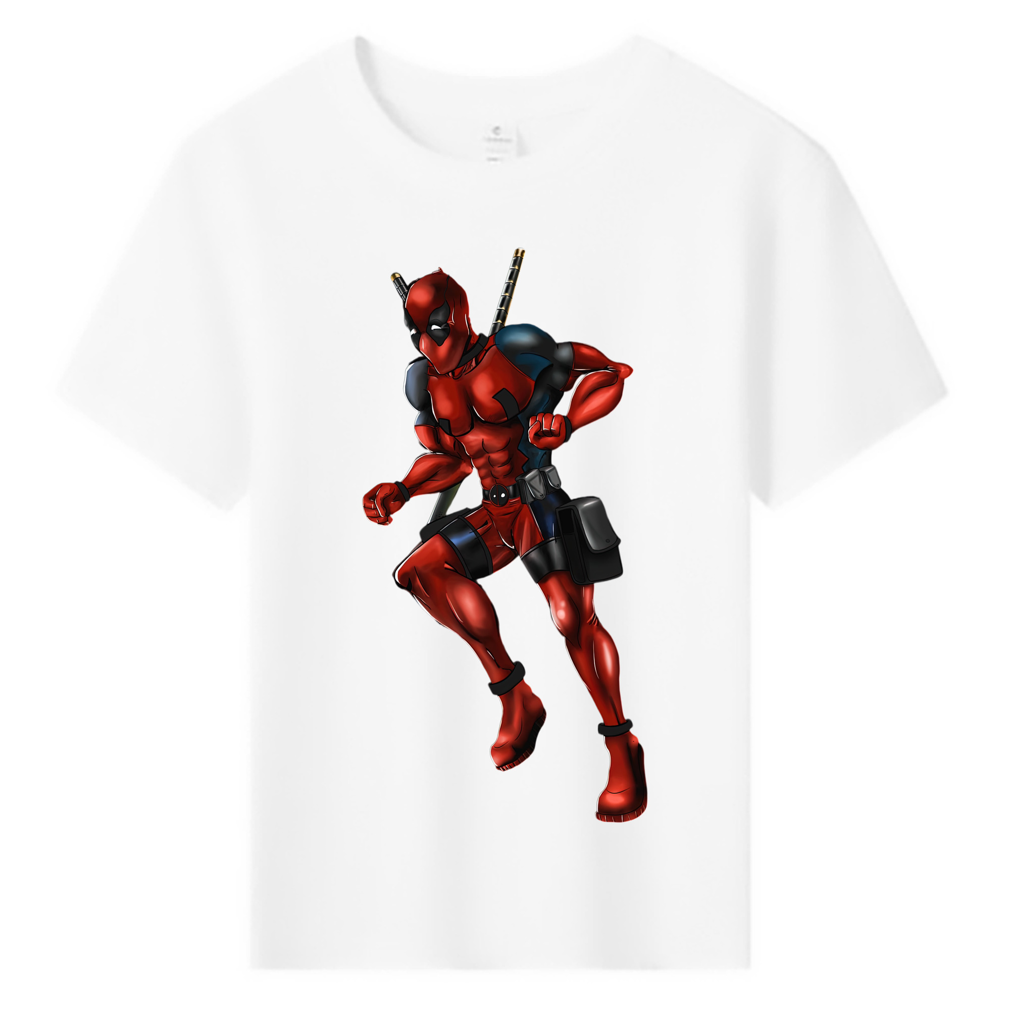 （画像用） Deadpool デッドプール 綿100％キッズTシャツ（フロントプリント）