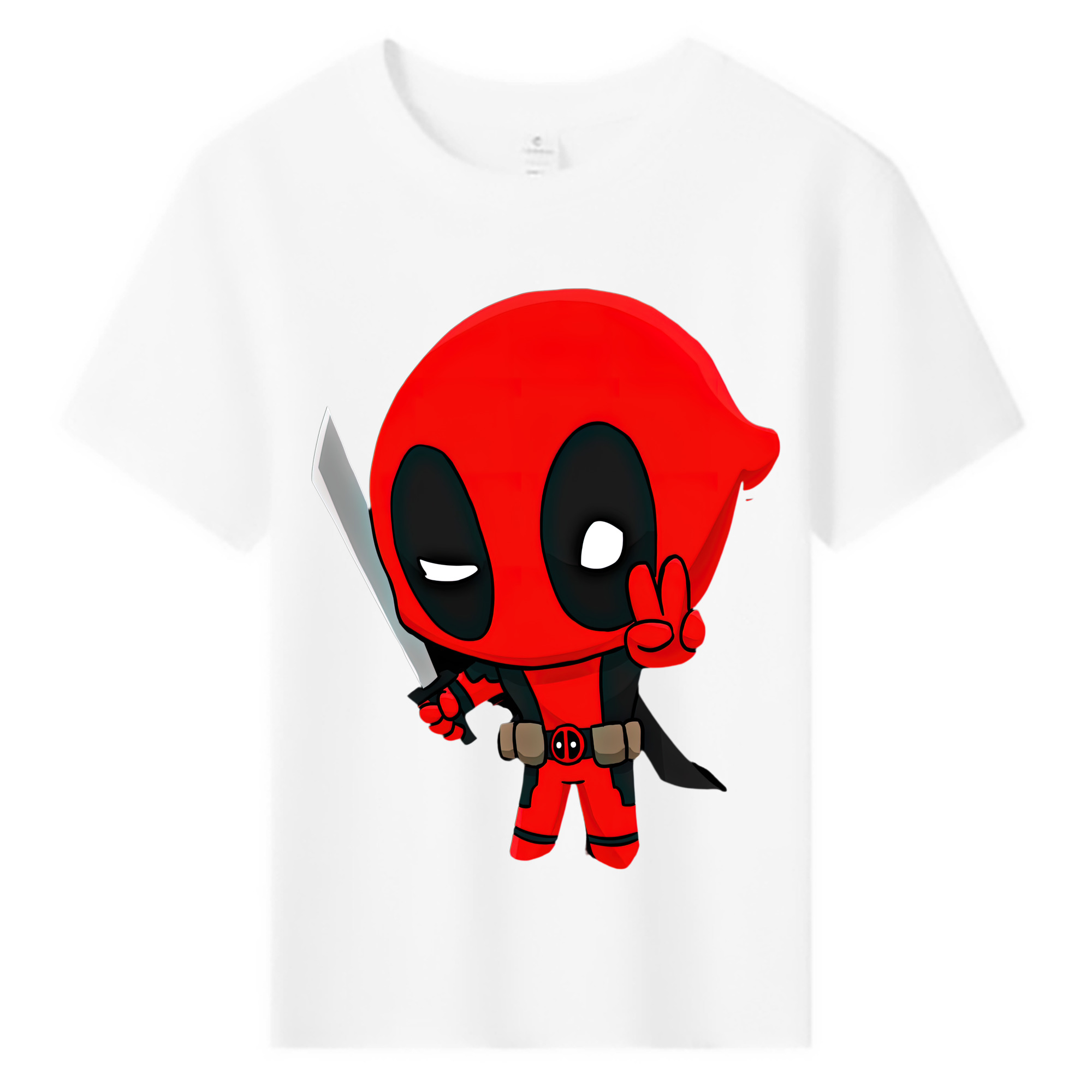 （画像用） Deadpool デッドプール 綿100％キッズTシャツ（フロントプリント）