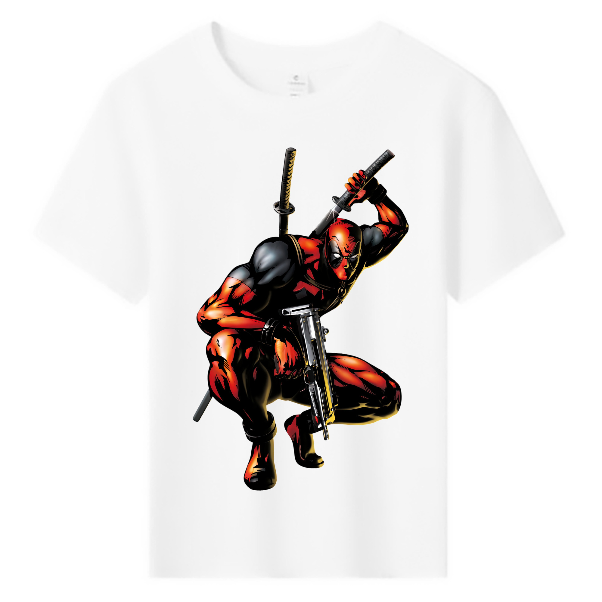 （画像用） Deadpool デッドプール 綿100％キッズTシャツ（フロントプリント）