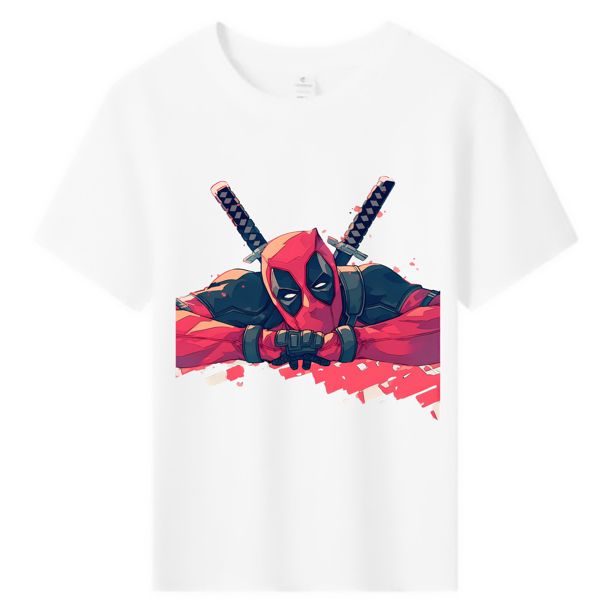 （画像用） Deadpool デッドプール 綿100％キッズTシャツ（フロントプリント）