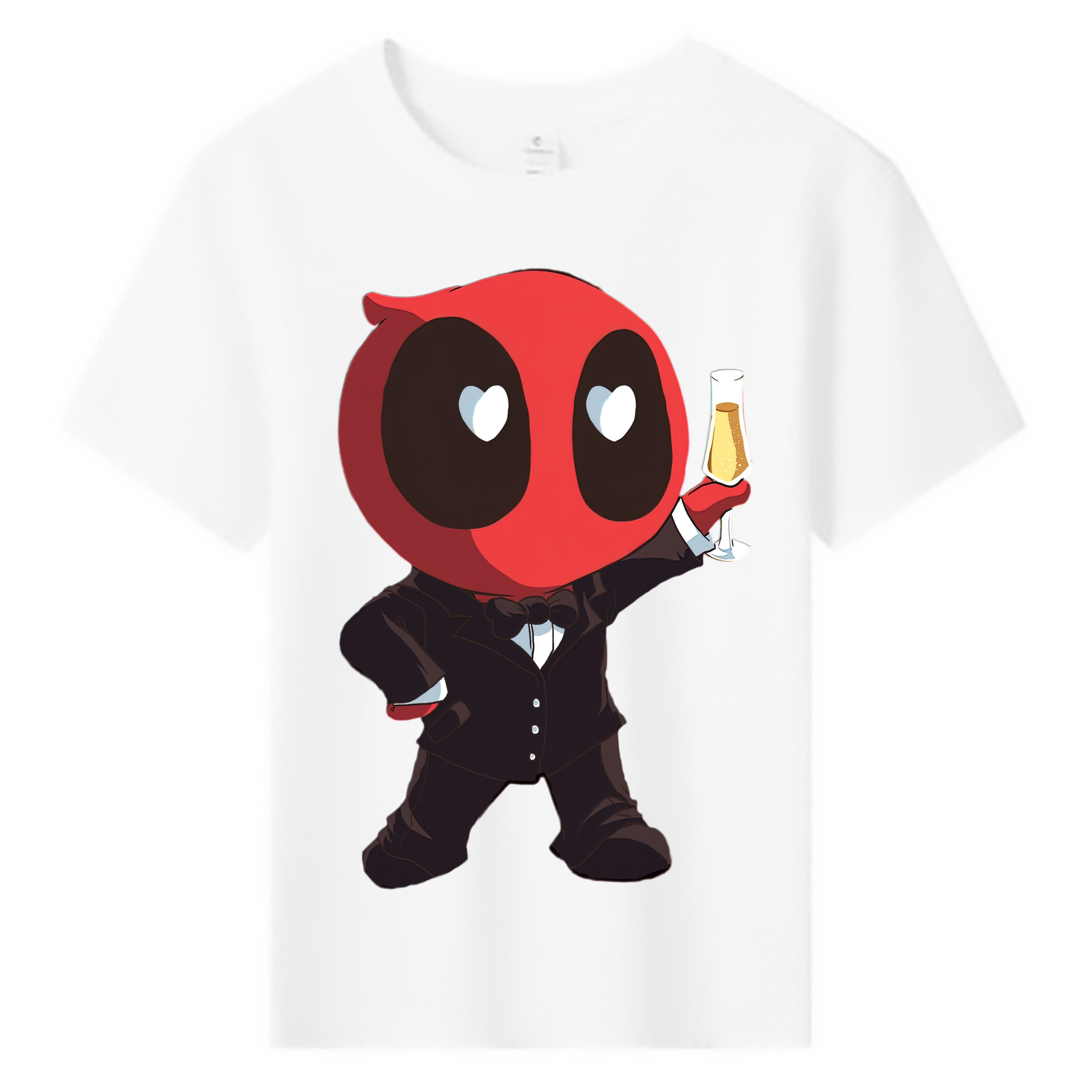 （画像用） Deadpool デッドプール 綿100％キッズTシャツ（フロントプリント）