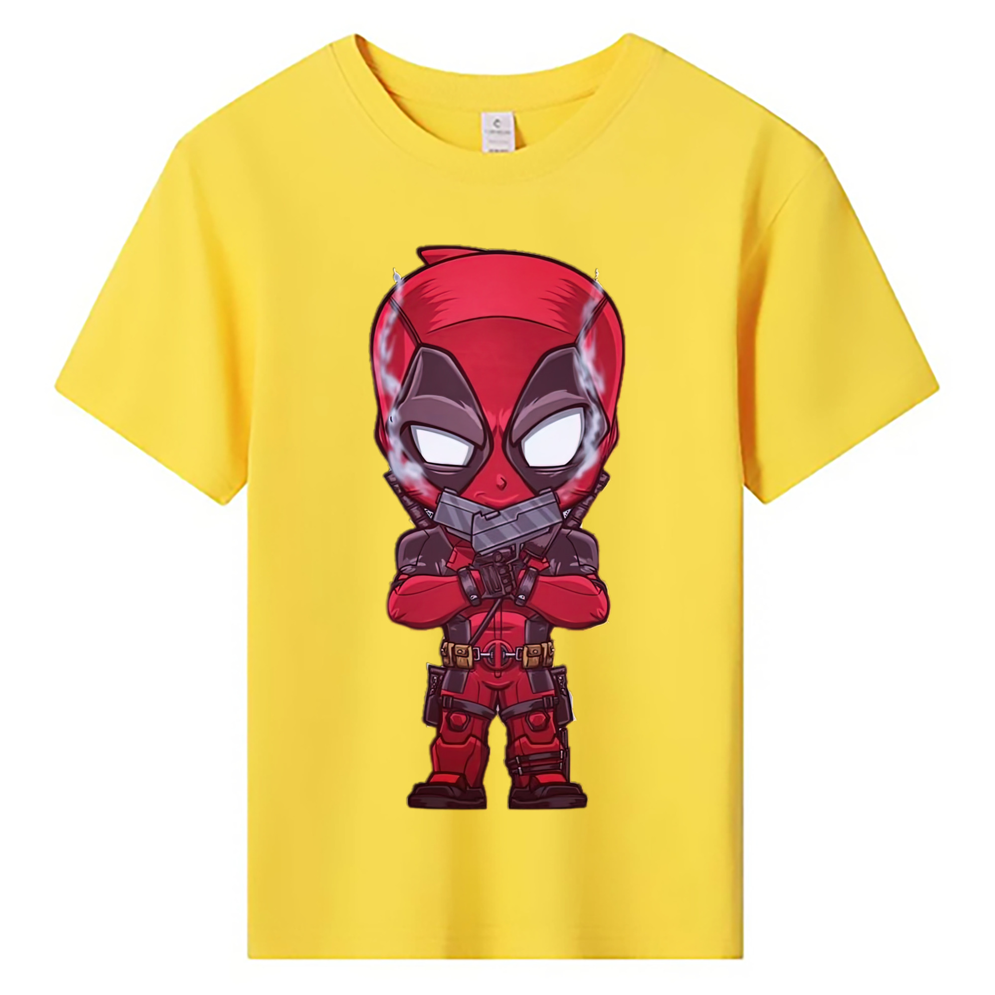 （画像用） Deadpool デッドプール 綿100％キッズTシャツ（フロントプリント）
