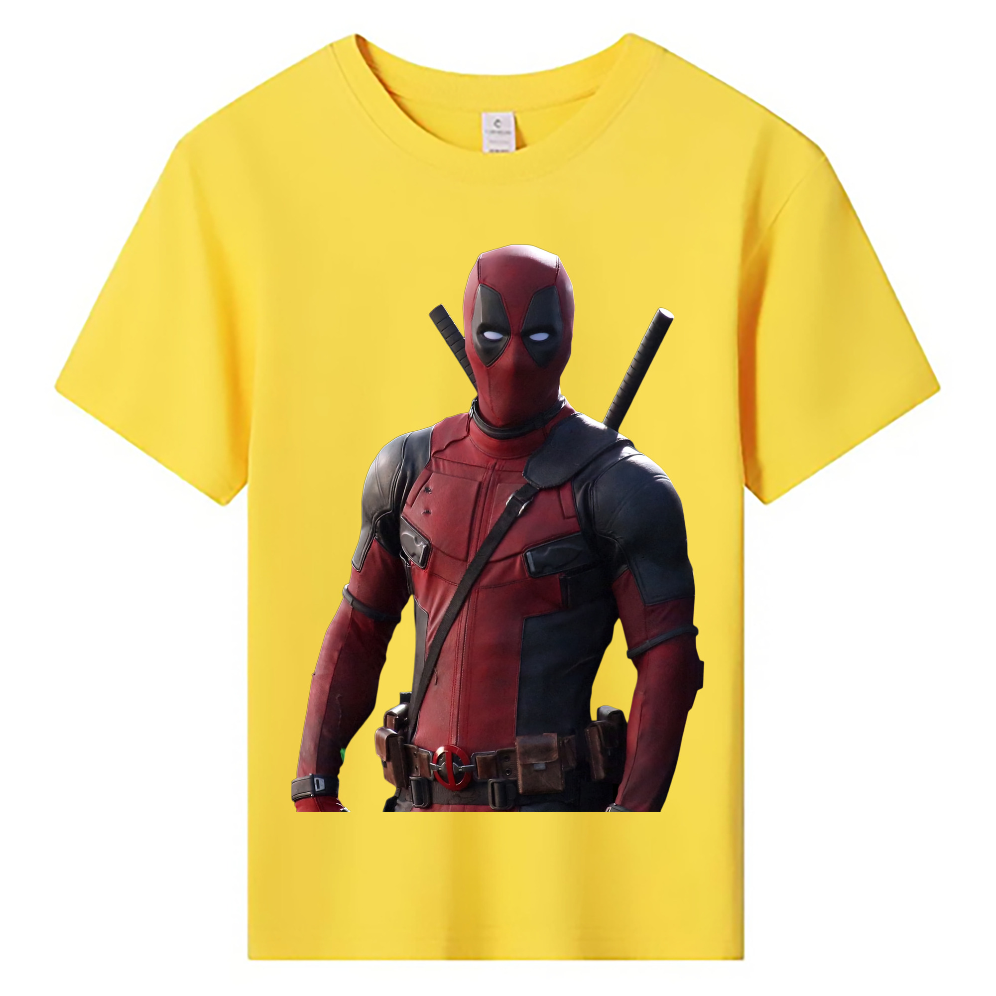 （画像用） Deadpool デッドプール 綿100％キッズTシャツ（フロントプリント）