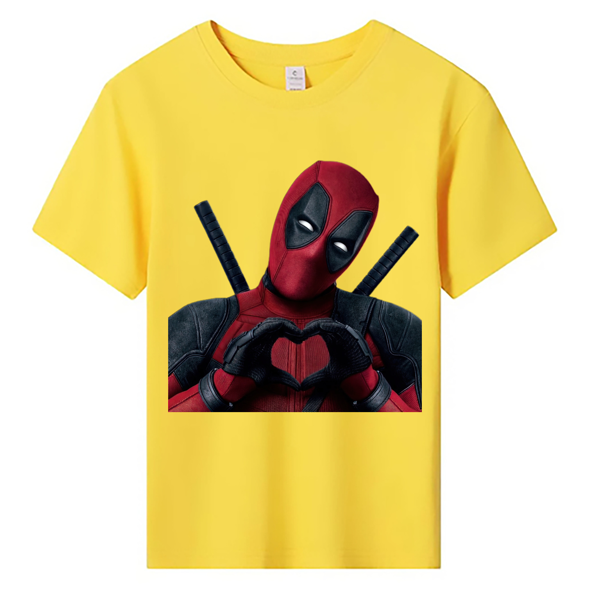 （画像用） Deadpool デッドプール 綿100％キッズTシャツ（フロントプリント）