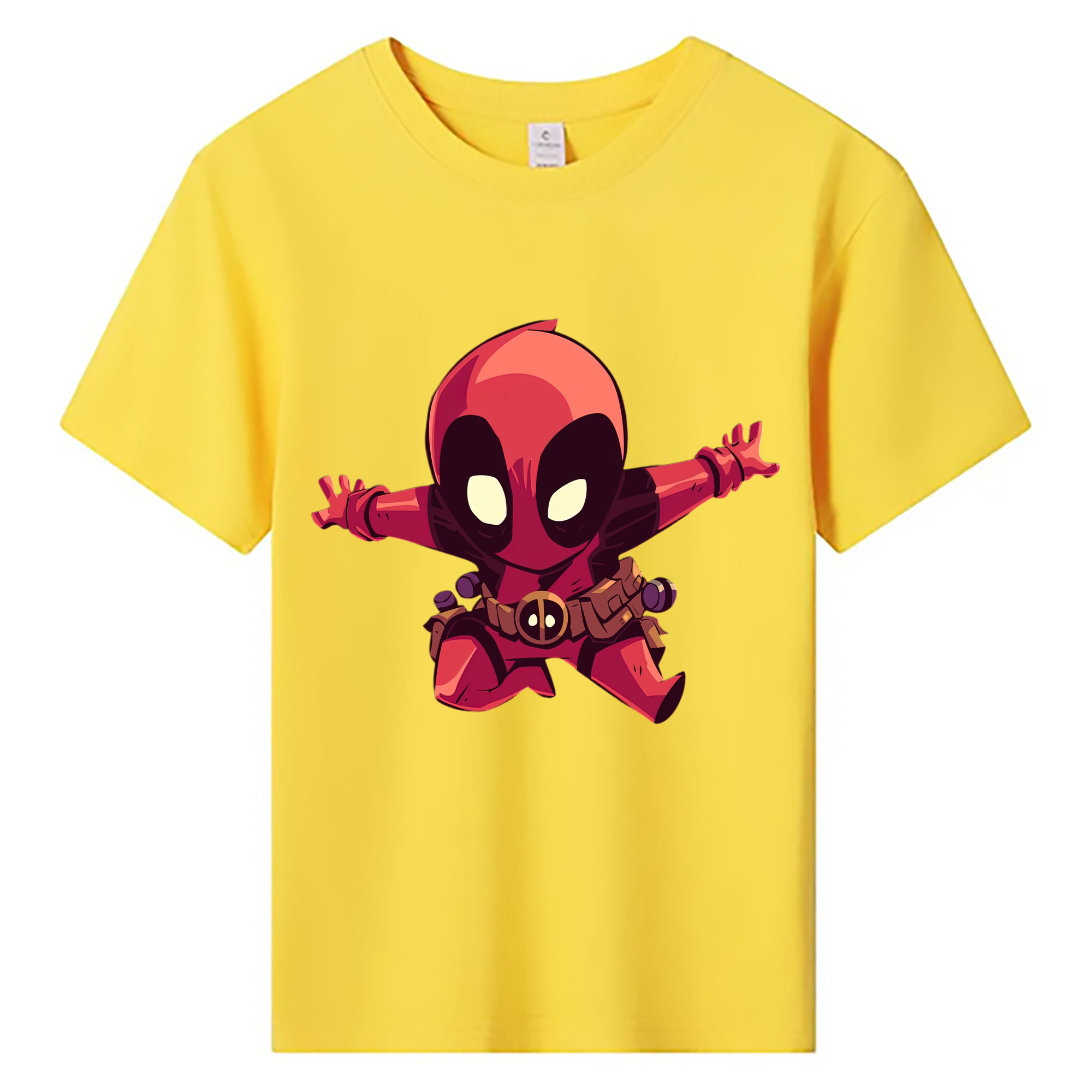 Deadpool デッドプール 綿100％キッズTシャツ（フロントプリント）
