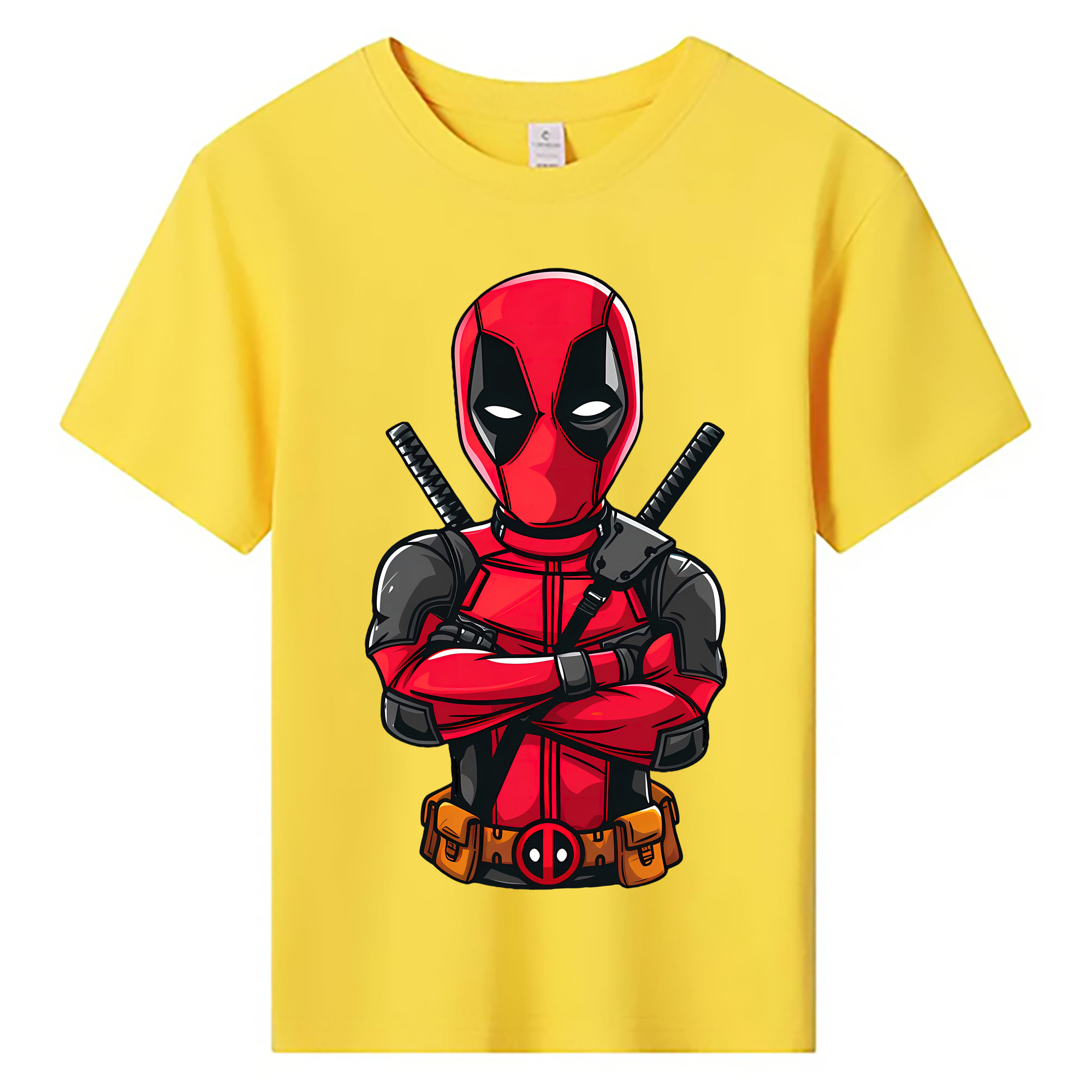 Deadpool デッドプール 綿100％キッズTシャツ（フロントプリント）