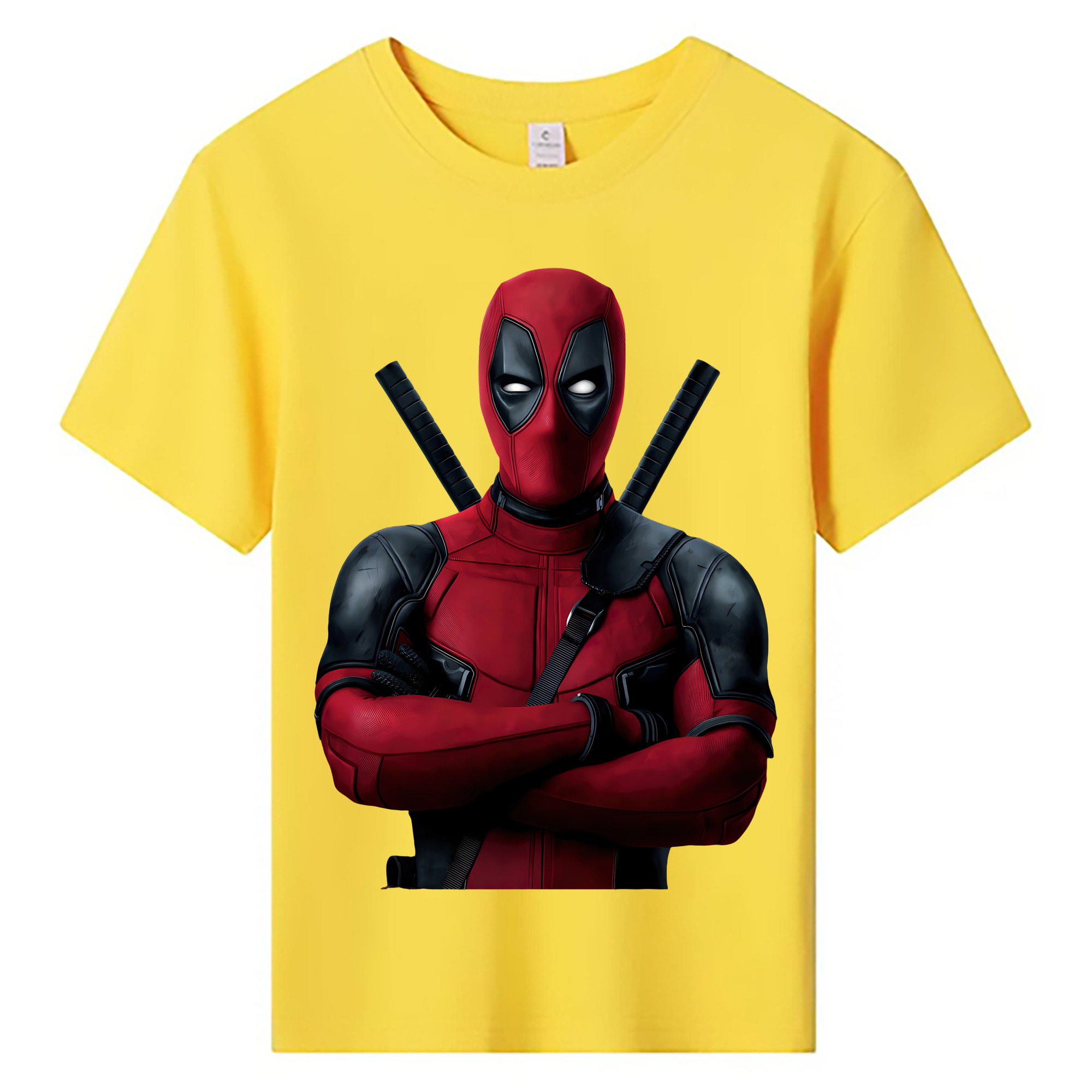 （画像用） Deadpool デッドプール 綿100％キッズTシャツ（フロントプリント）