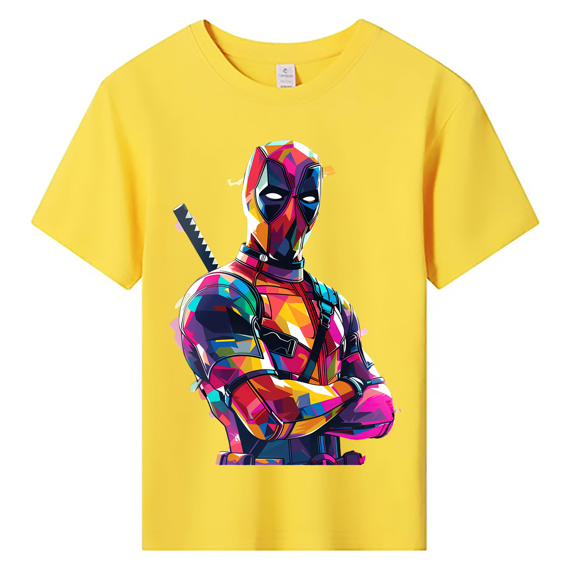 Deadpool デッドプール 綿100％キッズTシャツ（フロントプリント）