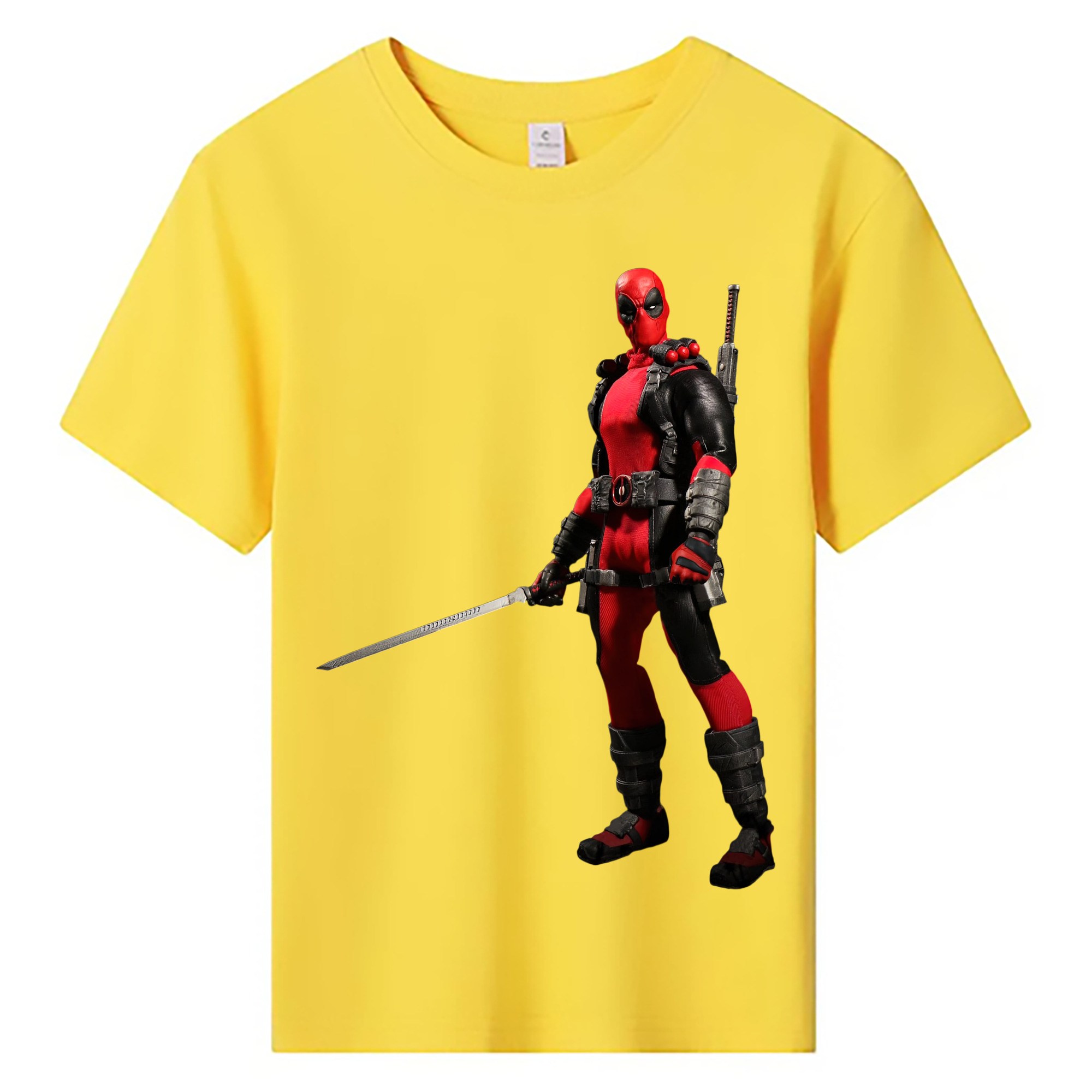 （画像用） Deadpool デッドプール 綿100％キッズTシャツ（フロントプリント）