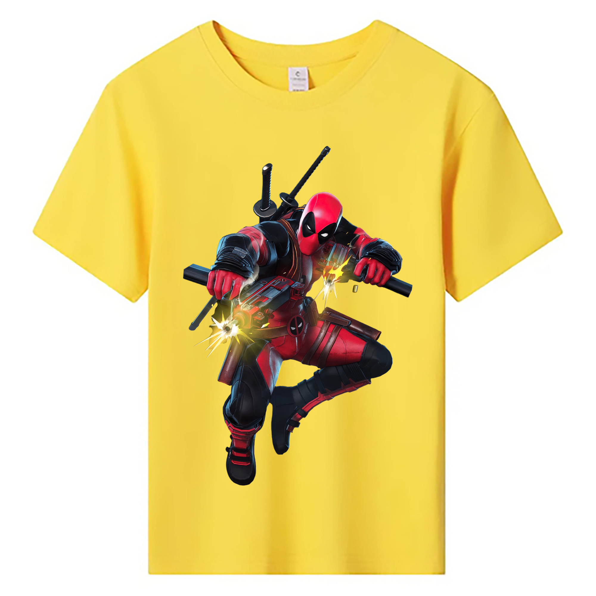 Deadpool デッドプール 綿100％キッズTシャツ（フロントプリント）