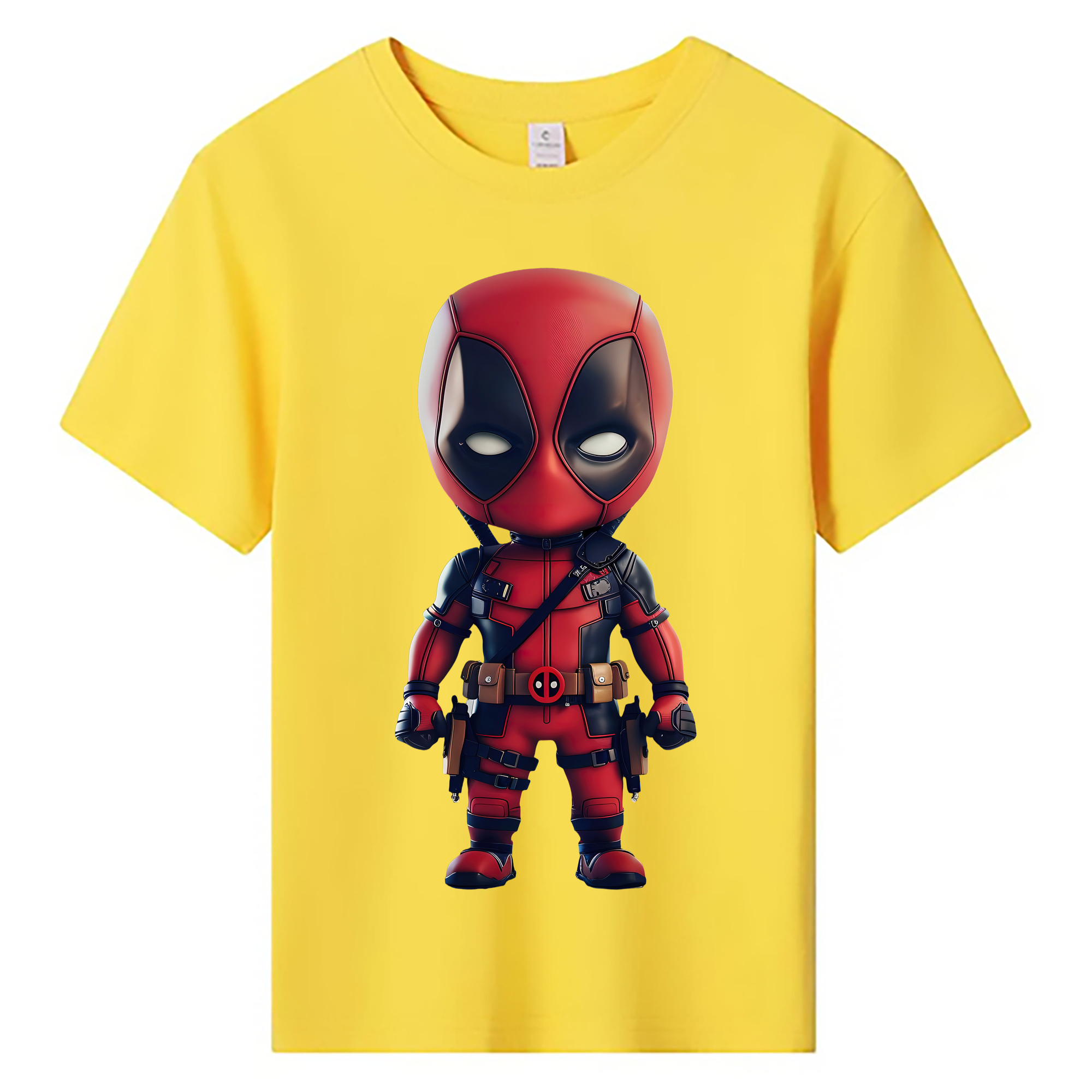 （画像用） Deadpool デッドプール 綿100％キッズTシャツ（フロントプリント）
