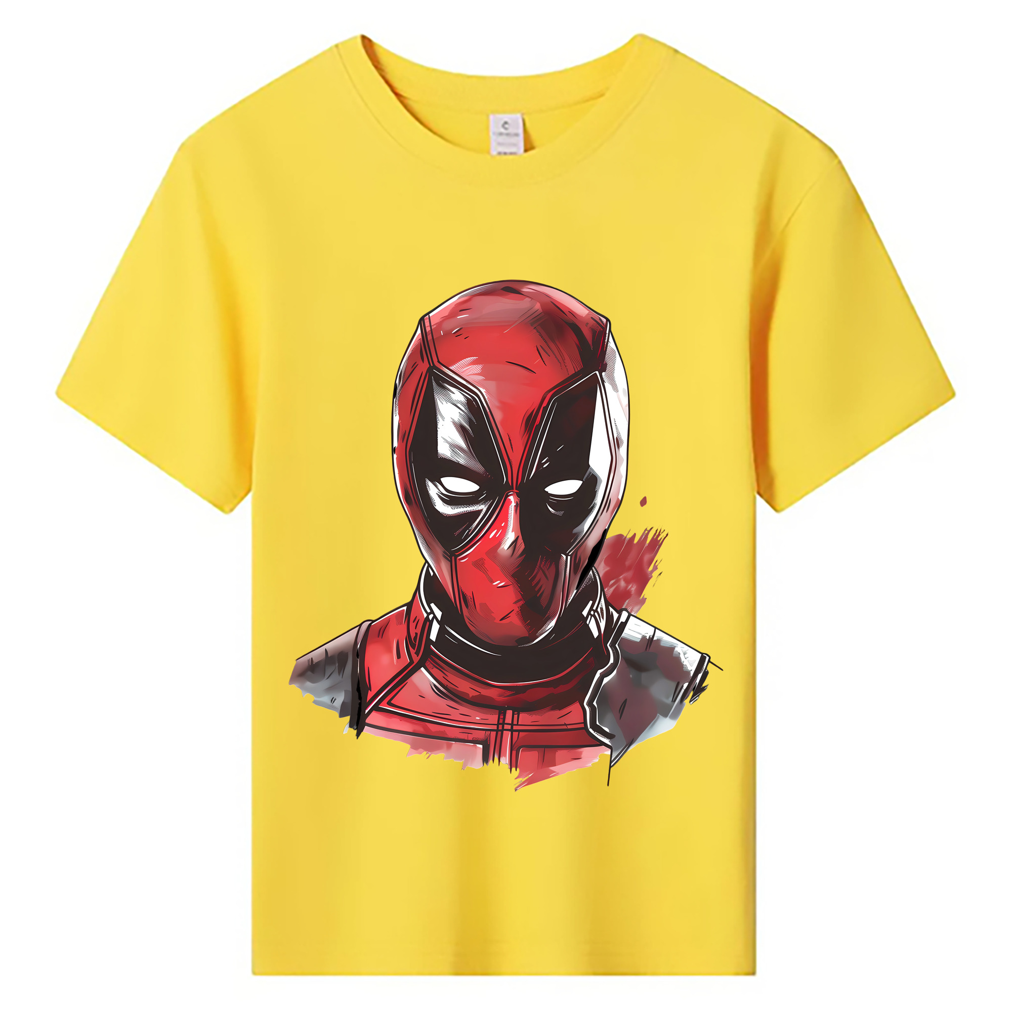 （画像用） Deadpool デッドプール 綿100％キッズTシャツ（フロントプリント）