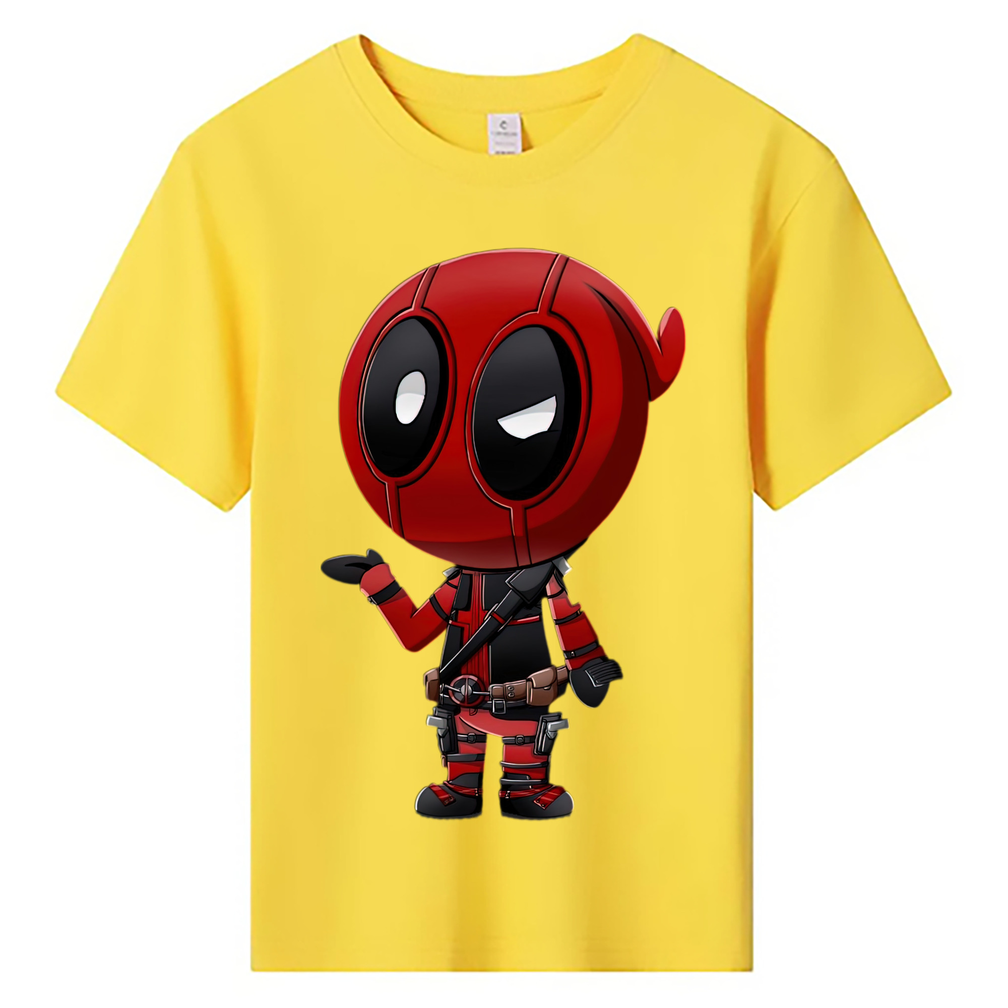 （画像用） Deadpool デッドプール 綿100％キッズTシャツ（フロントプリント）