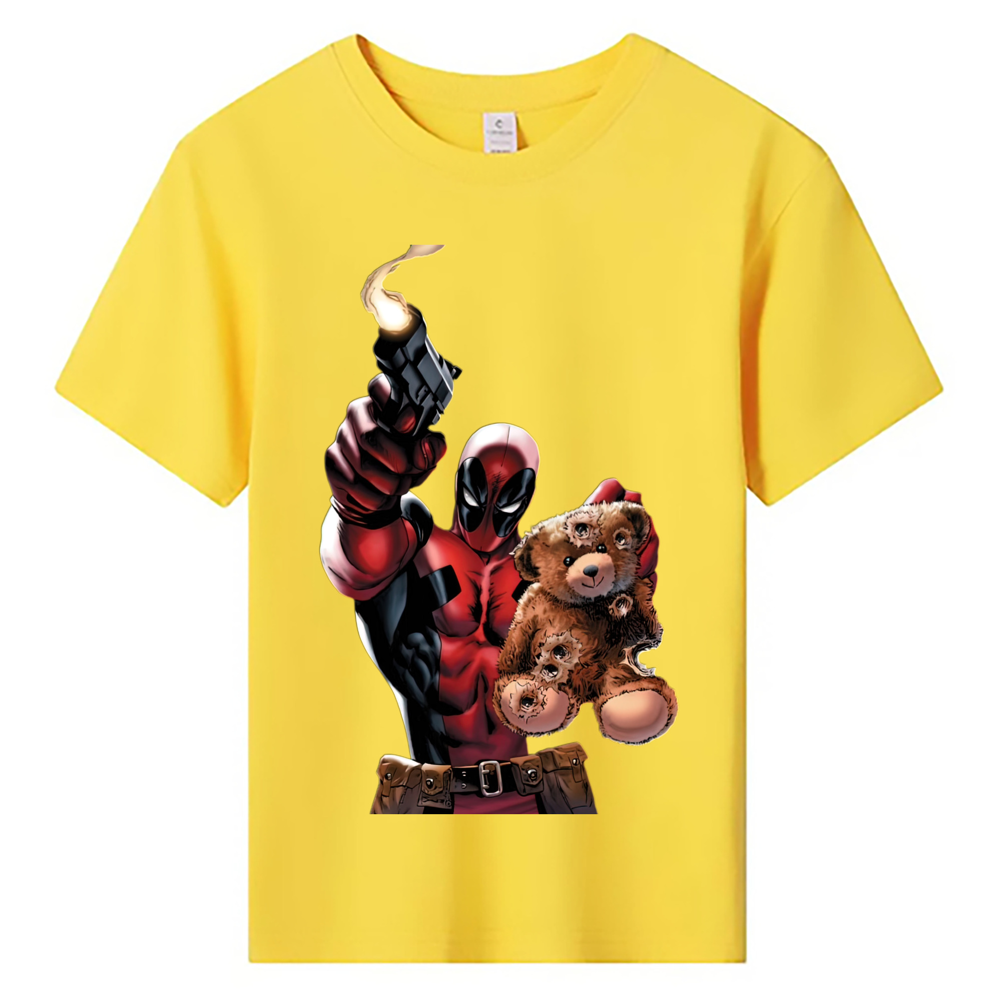 （画像用） Deadpool デッドプール 綿100％キッズTシャツ（フロントプリント）