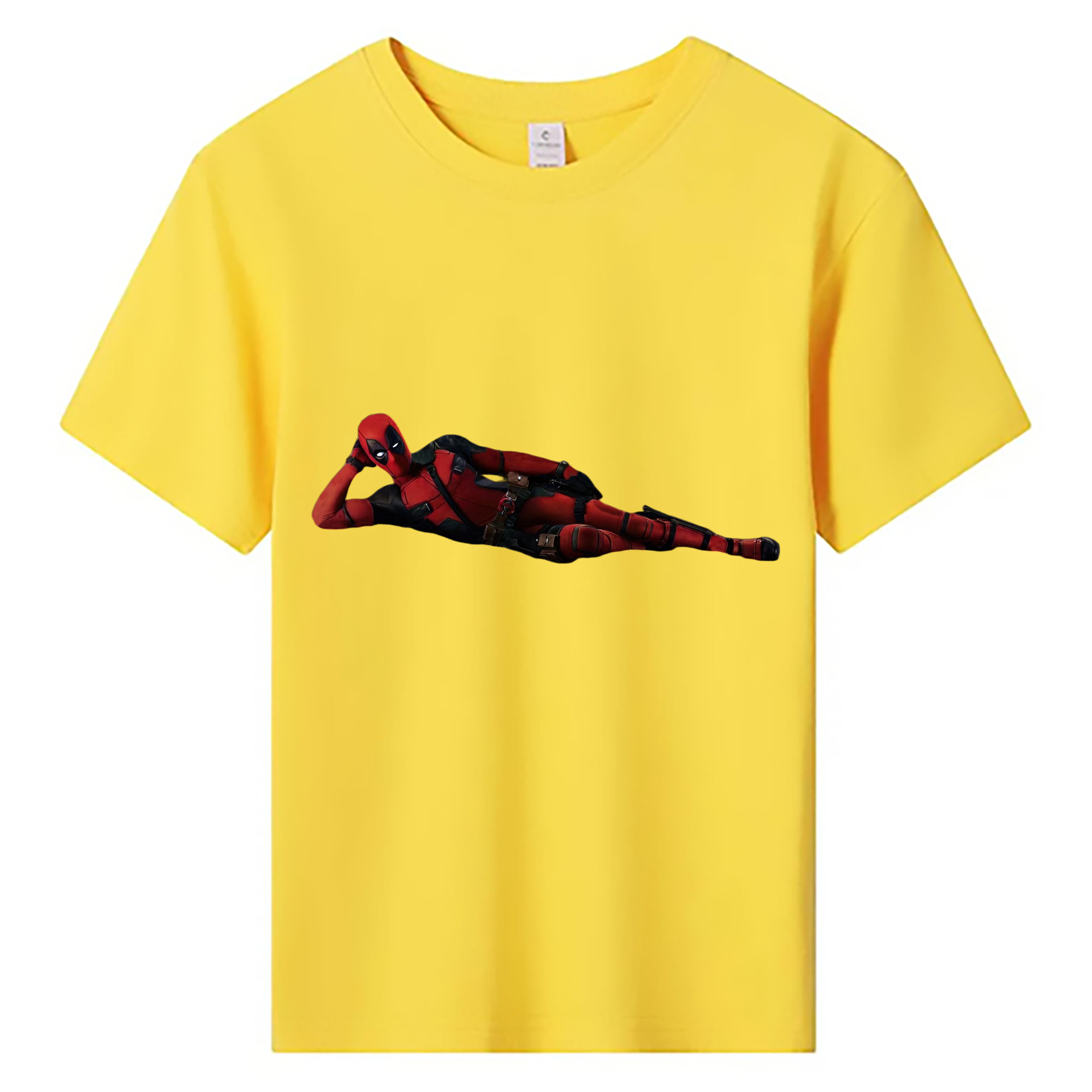 （画像用） Deadpool デッドプール 綿100％キッズTシャツ（フロントプリント）