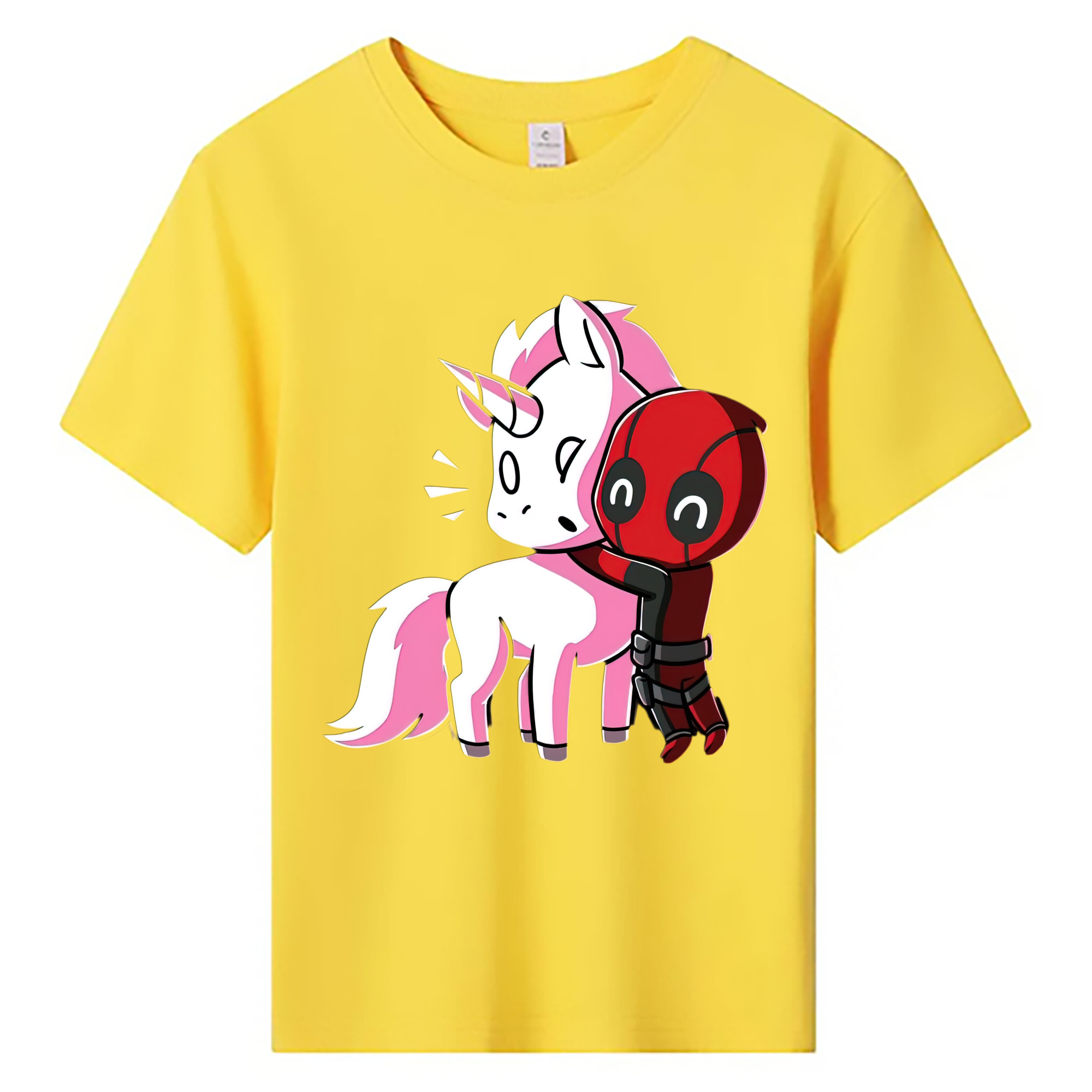 （画像用） Deadpool デッドプール 綿100％キッズTシャツ（フロントプリント）