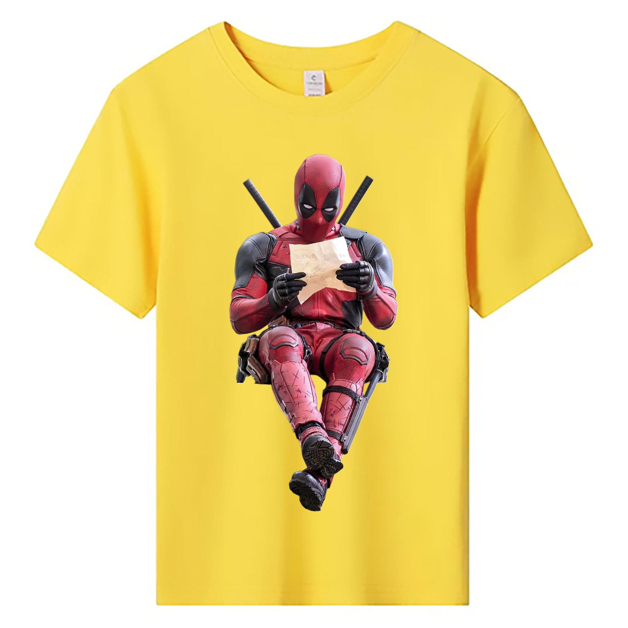 （画像用） Deadpool デッドプール 綿100％キッズTシャツ（フロントプリント）
