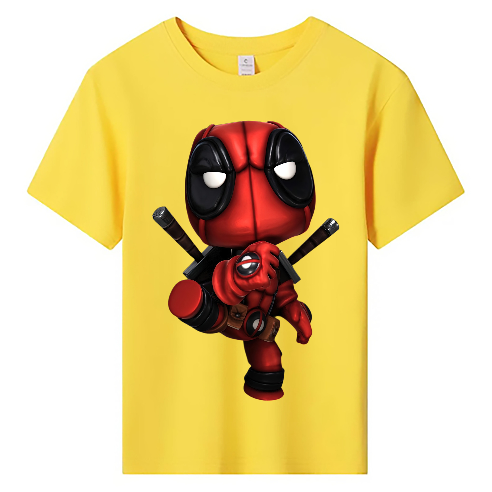（画像用） Deadpool デッドプール 綿100％キッズTシャツ（フロントプリント）