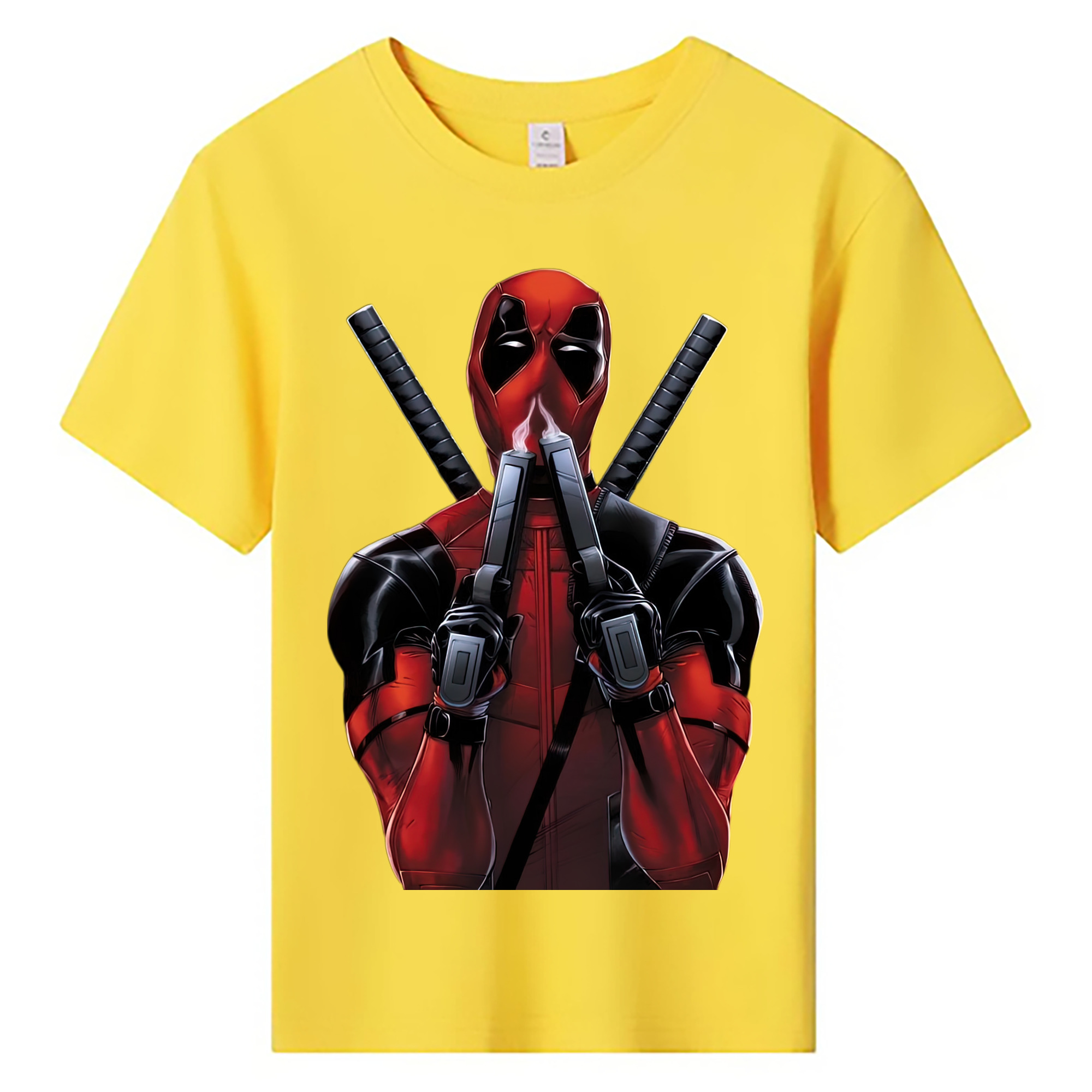 （画像用） Deadpool デッドプール 綿100％キッズTシャツ（フロントプリント）