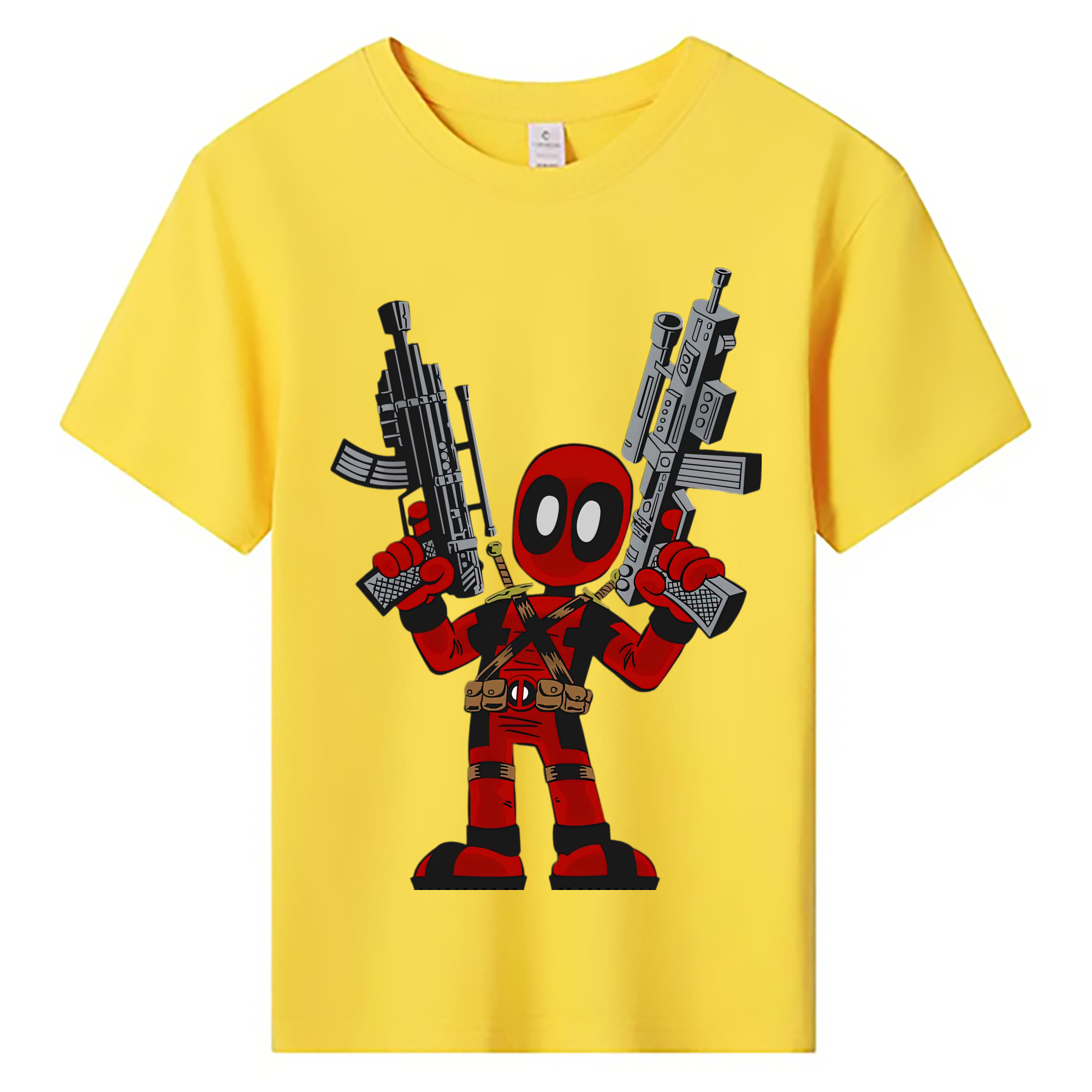 Deadpool デッドプール 綿100％キッズTシャツ（フロントプリント）