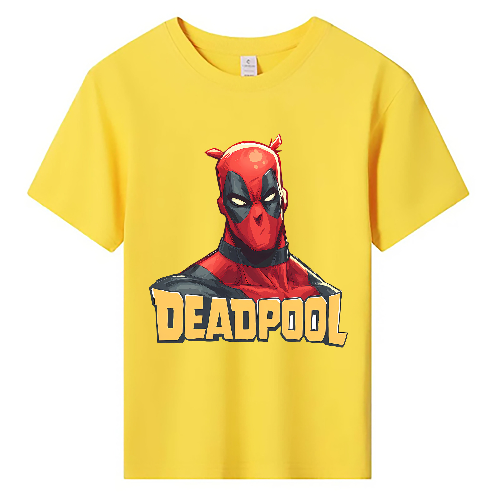 （画像用） Deadpool デッドプール 綿100％キッズTシャツ（フロントプリント）