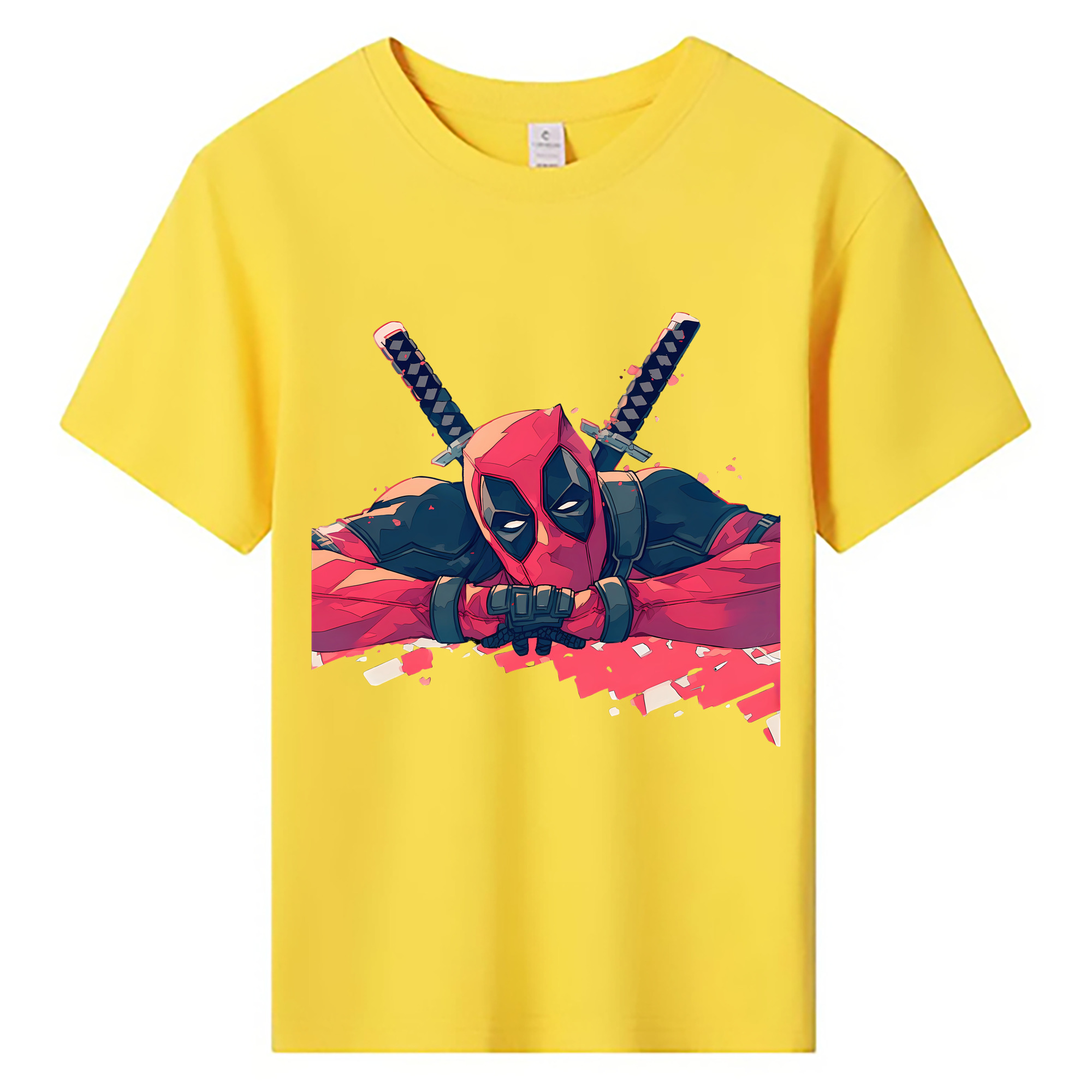 Deadpool デッドプール 綿100％キッズTシャツ（フロントプリント）