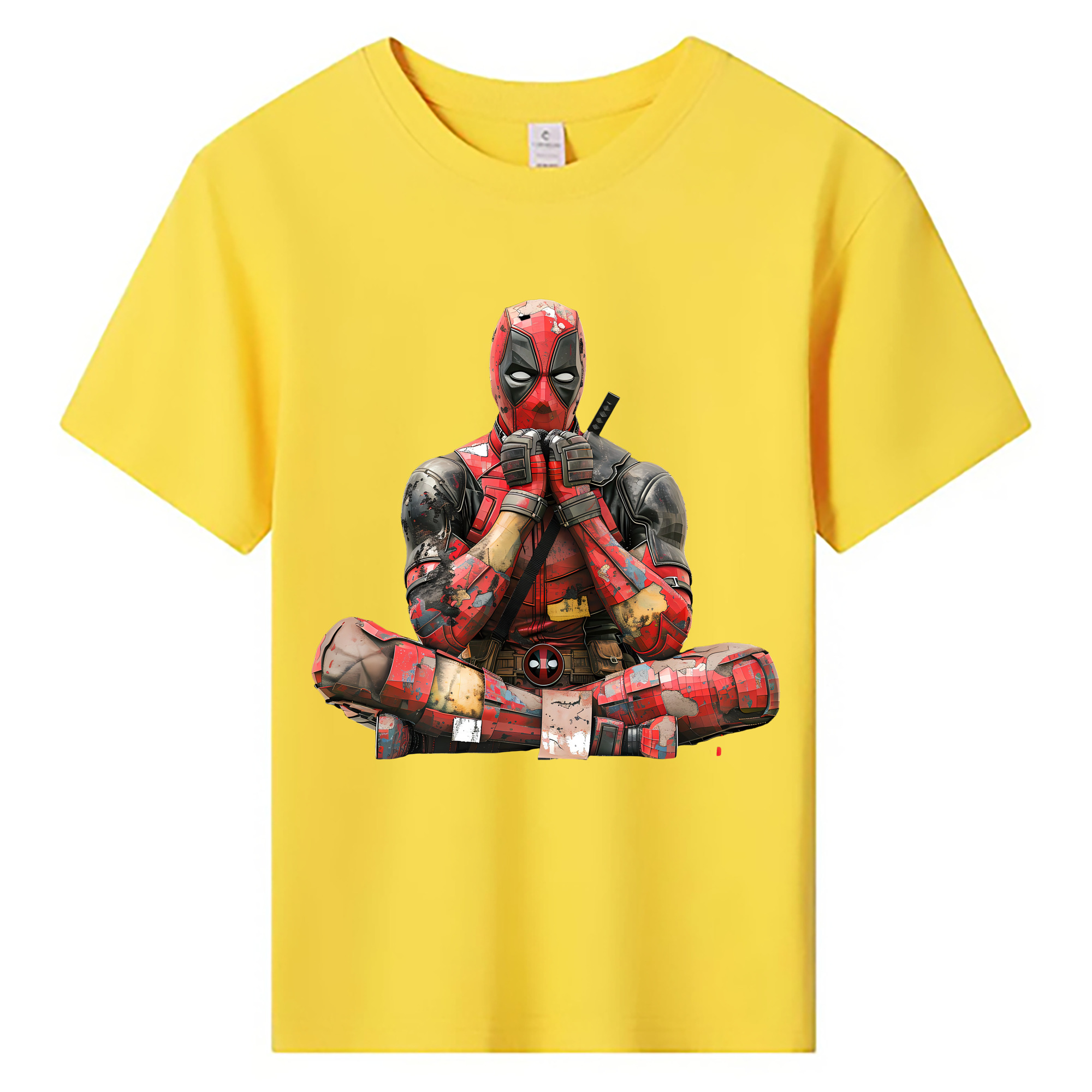 （画像用） Deadpool デッドプール 綿100％キッズTシャツ（フロントプリント）