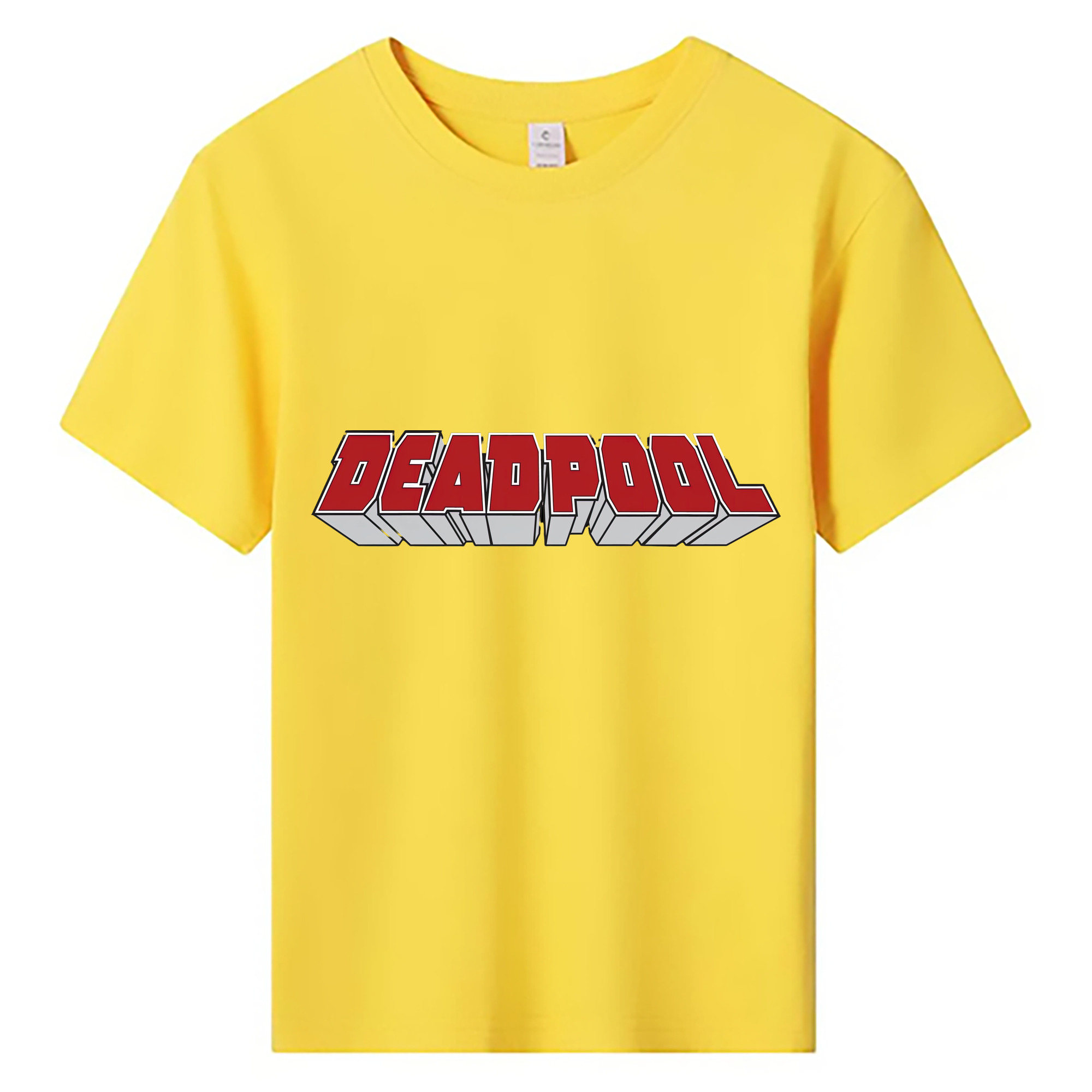 （画像用） Deadpool デッドプール 綿100％キッズTシャツ（フロントプリント）