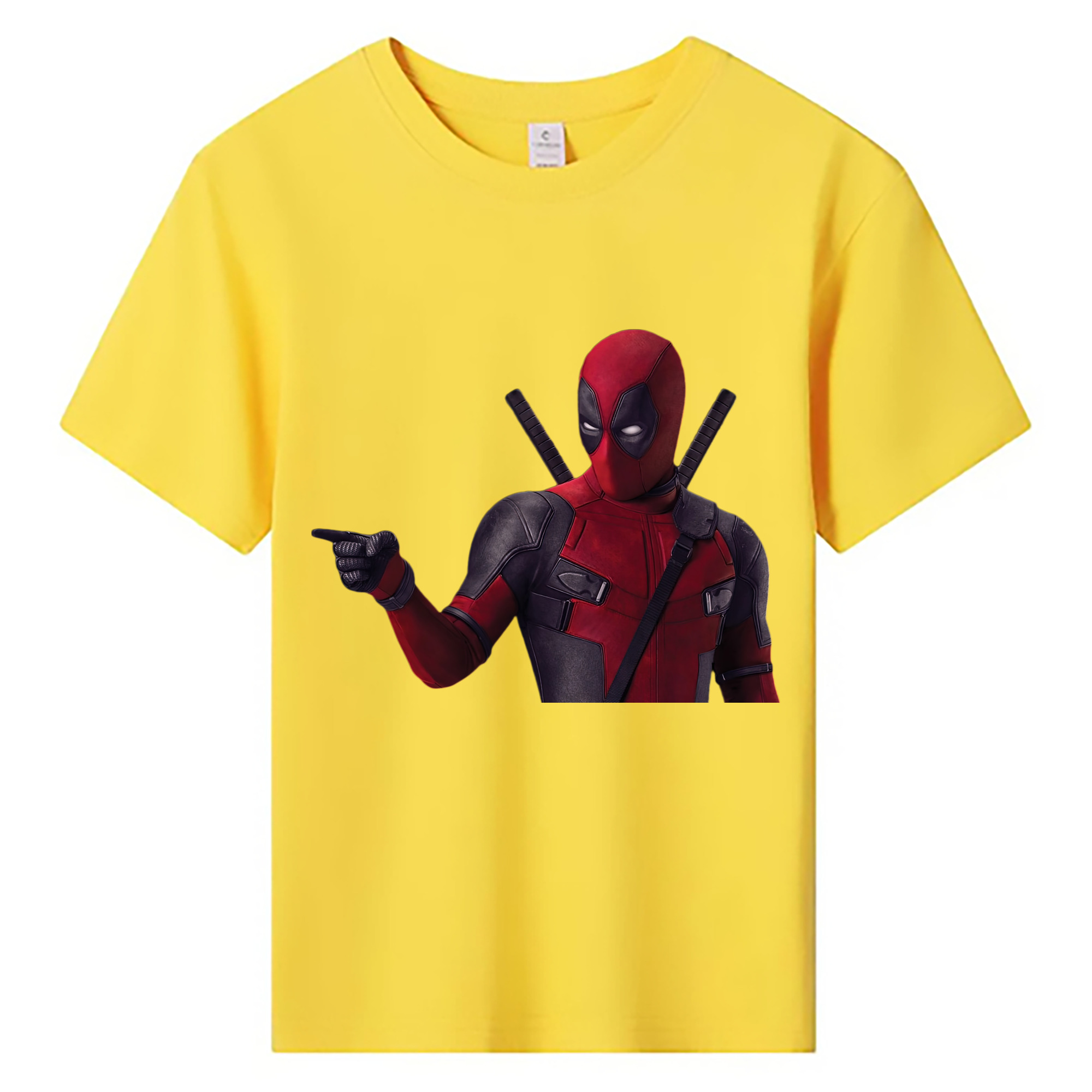 （画像用） Deadpool デッドプール 綿100％キッズTシャツ（フロントプリント）