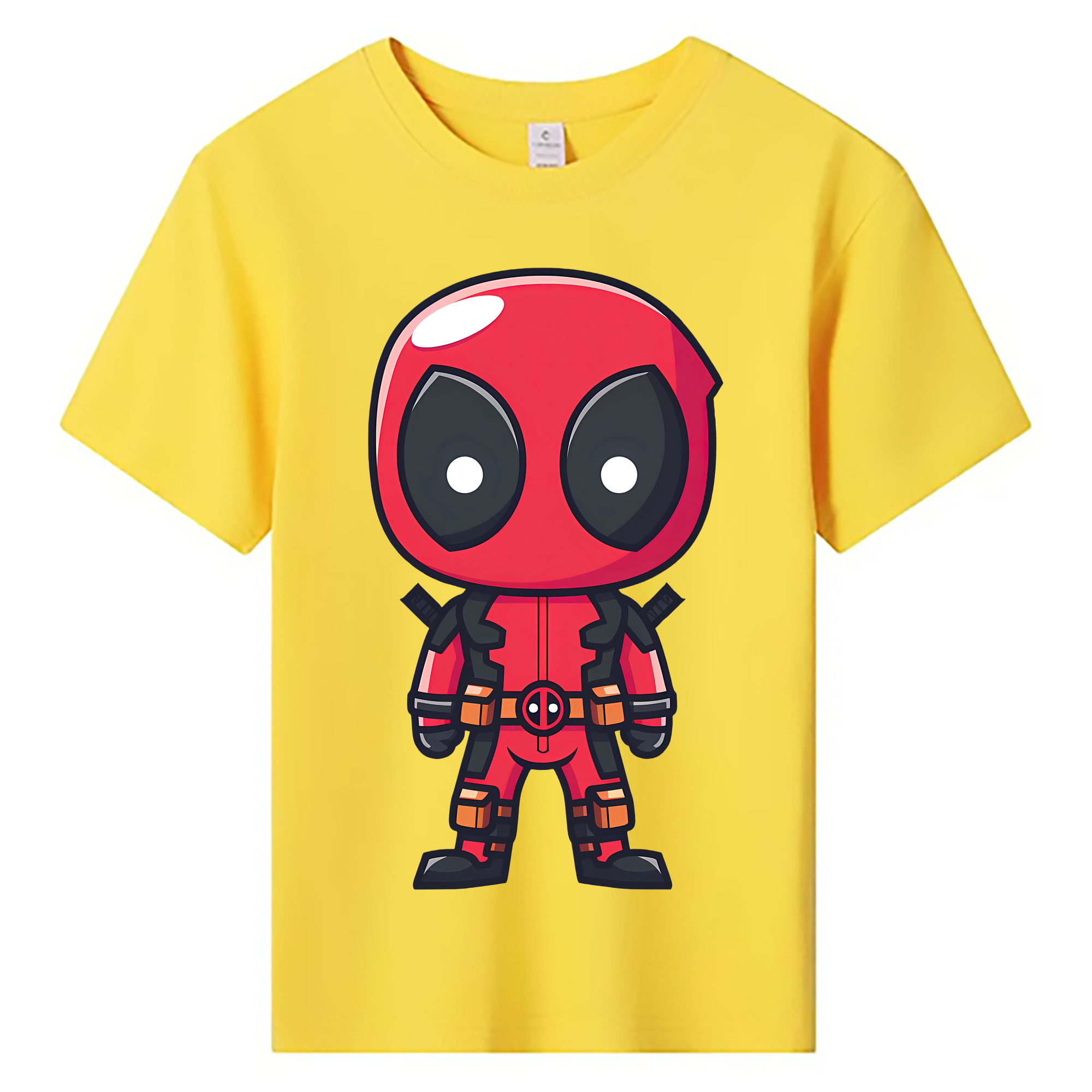 （画像用） Deadpool デッドプール 綿100％キッズTシャツ（フロントプリント）
