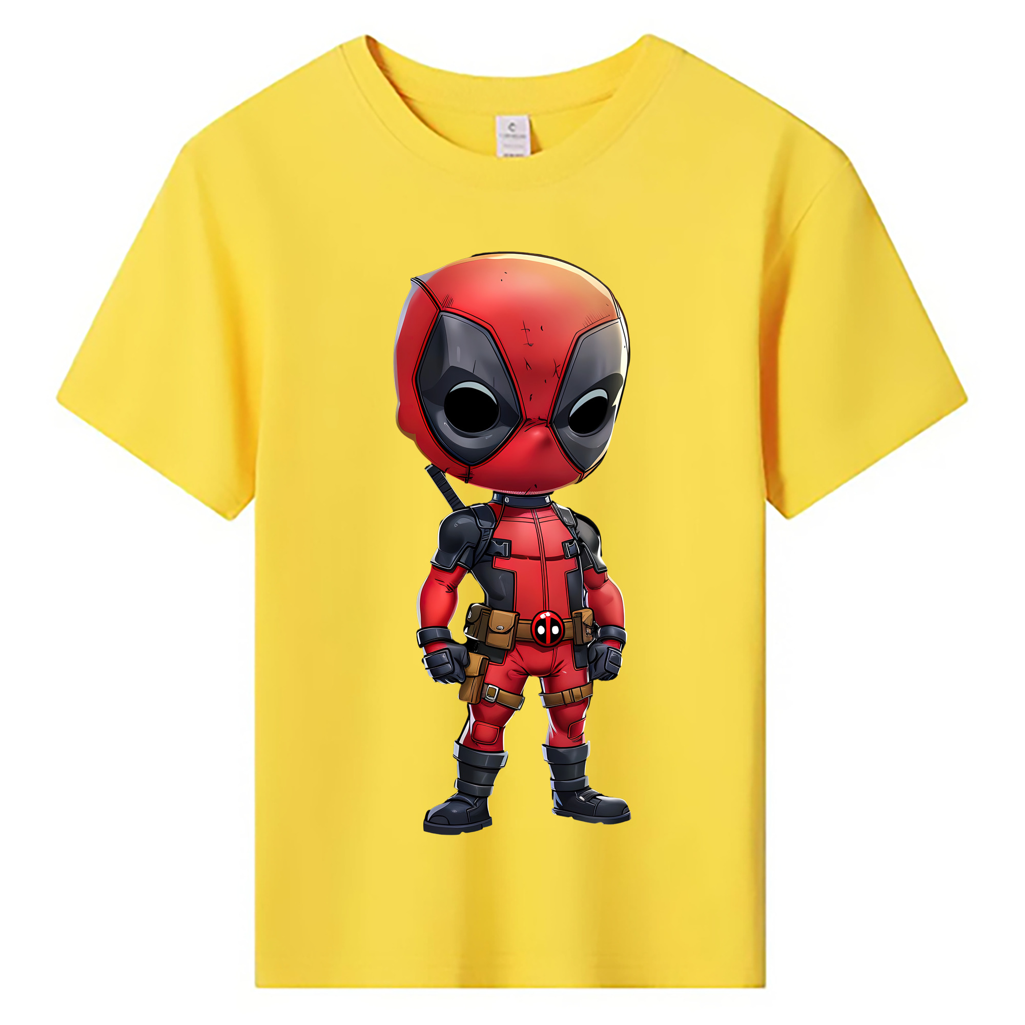 （画像用） Deadpool デッドプール 綿100％キッズTシャツ（フロントプリント）